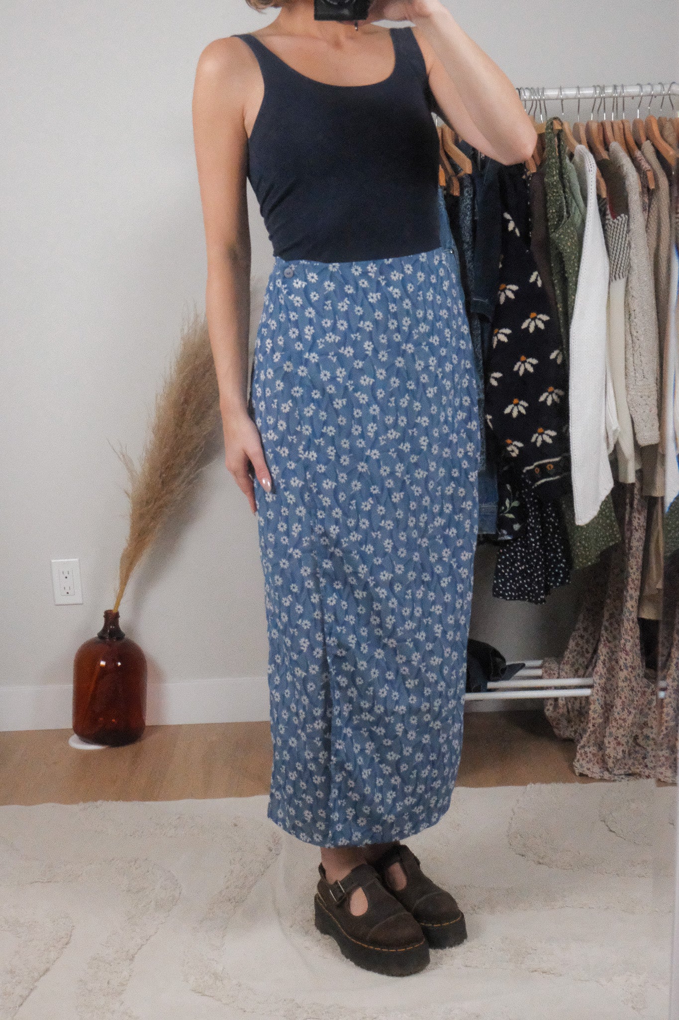 Made in Canada x Vintage x Floral Maxi Skirt (4/6)