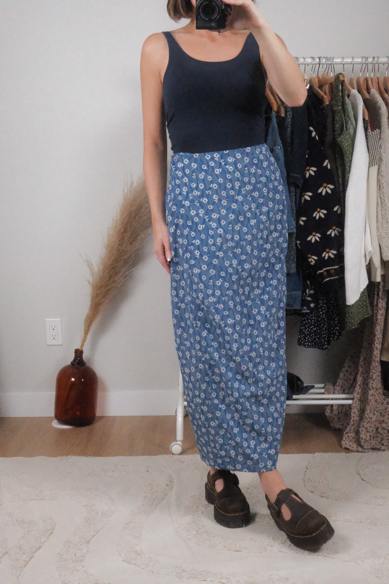 Made in Canada x Vintage x Floral Maxi Skirt (4/6)