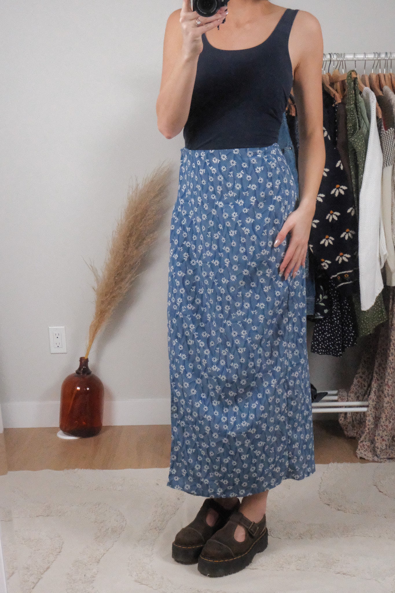 Made in Canada x Vintage x Floral Maxi Skirt (4/6)