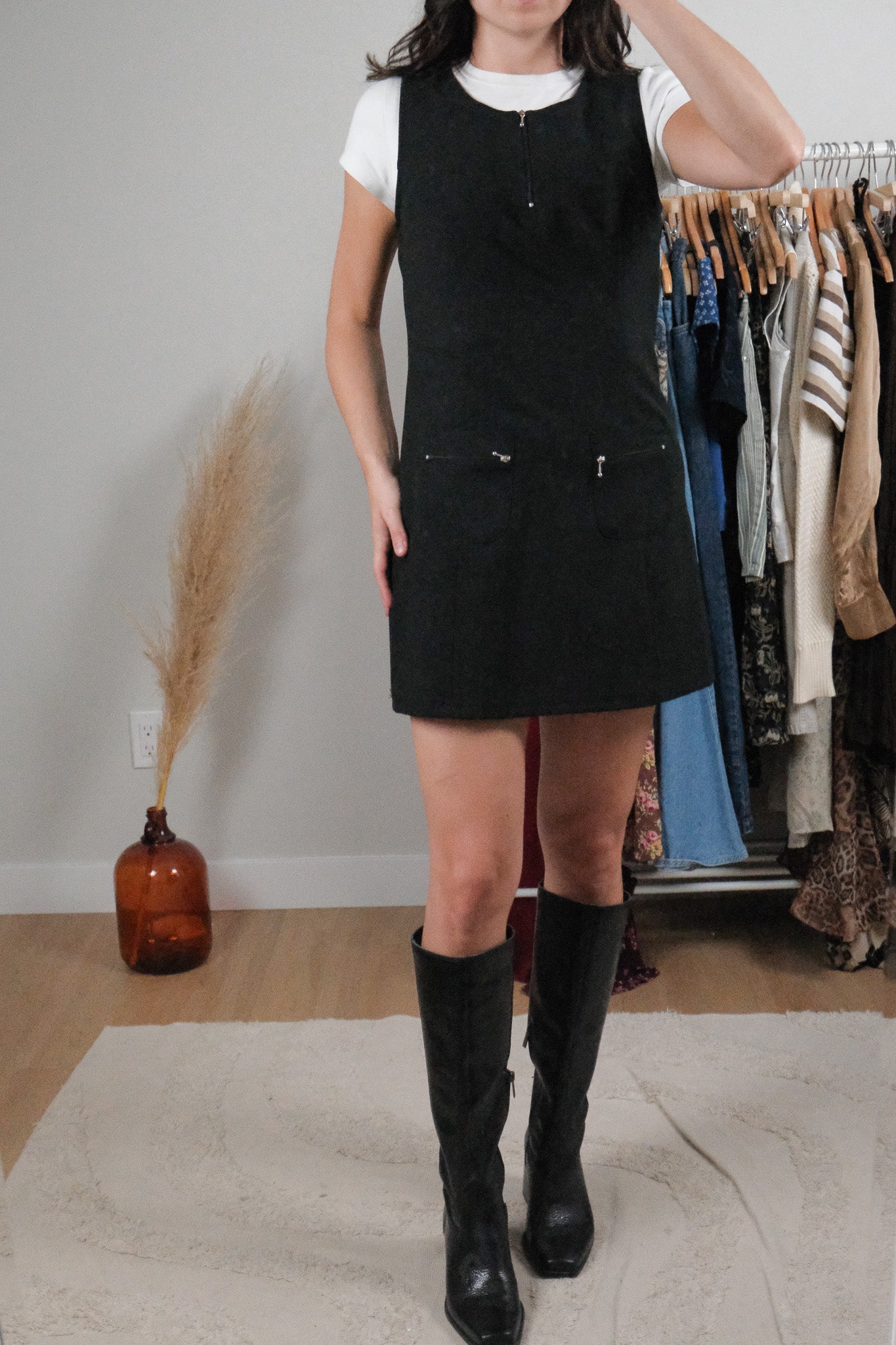 Made in Canada x Vintage x Mini Dress (S/M)
