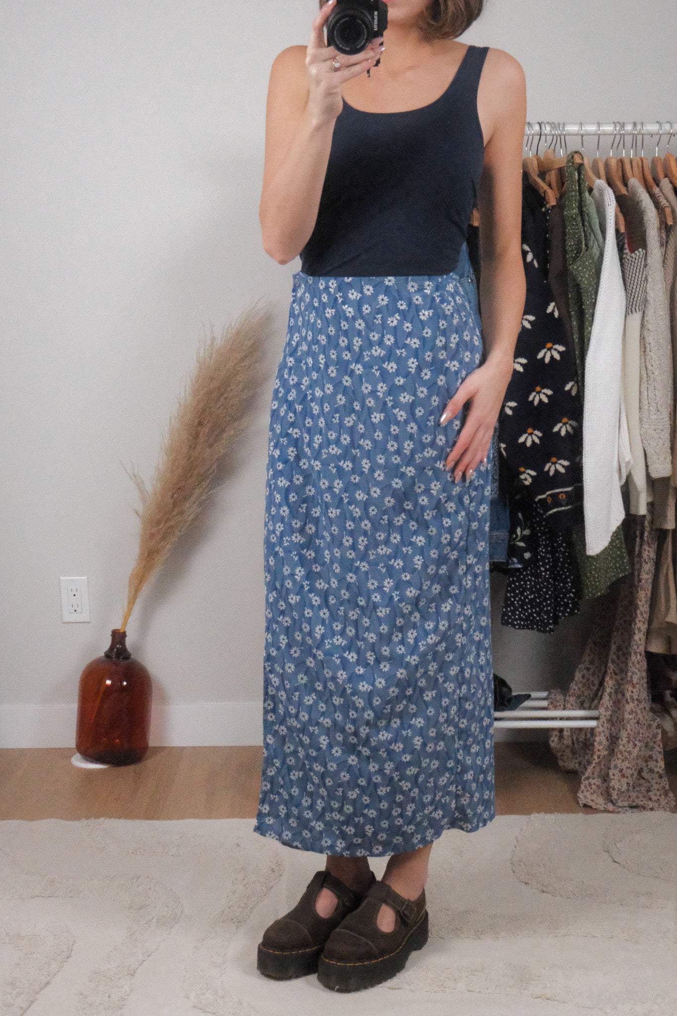 Made in Canada x Vintage x Floral Maxi Skirt (4/6)