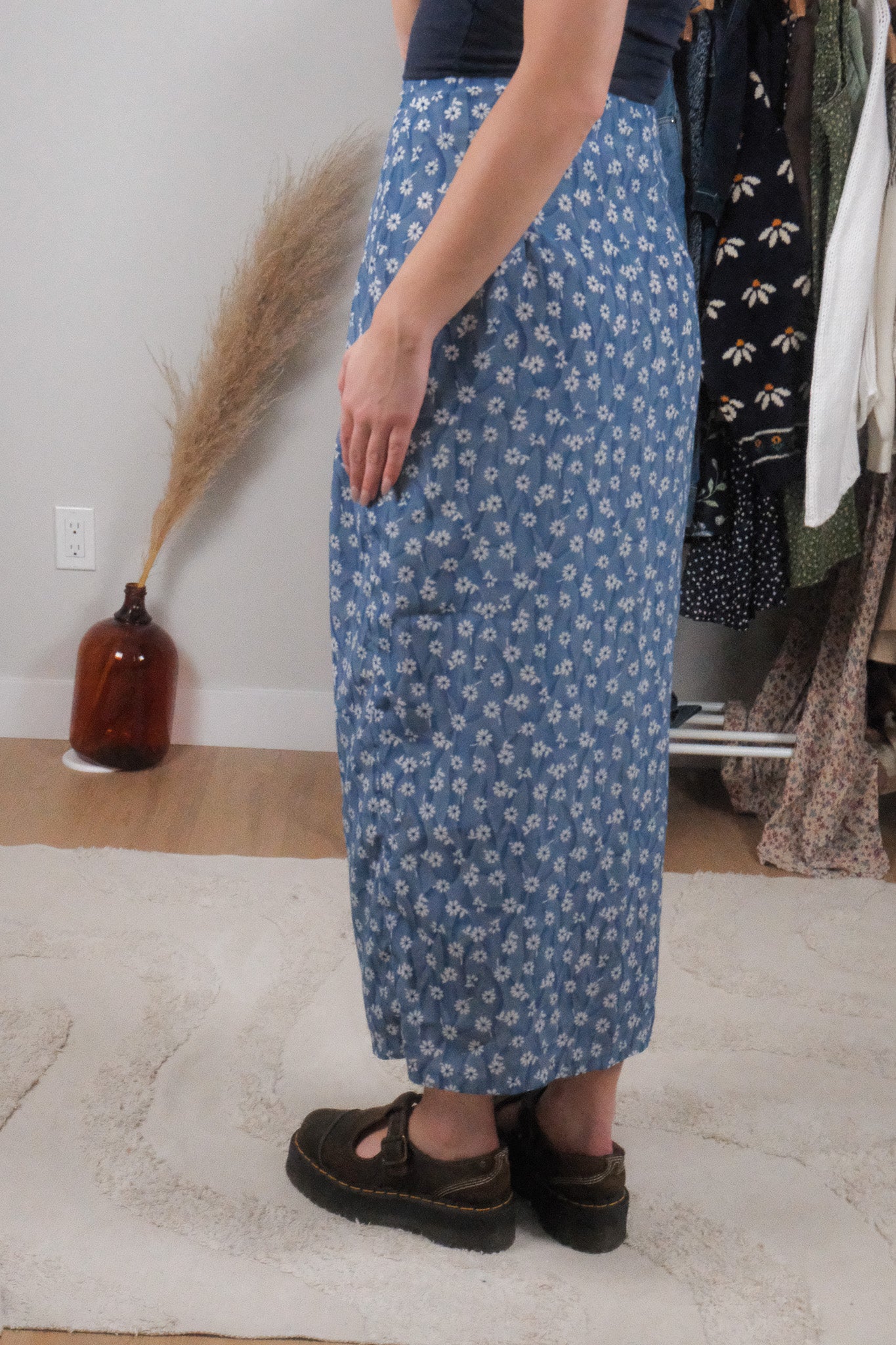 Made in Canada x Vintage x Floral Maxi Skirt (4/6)