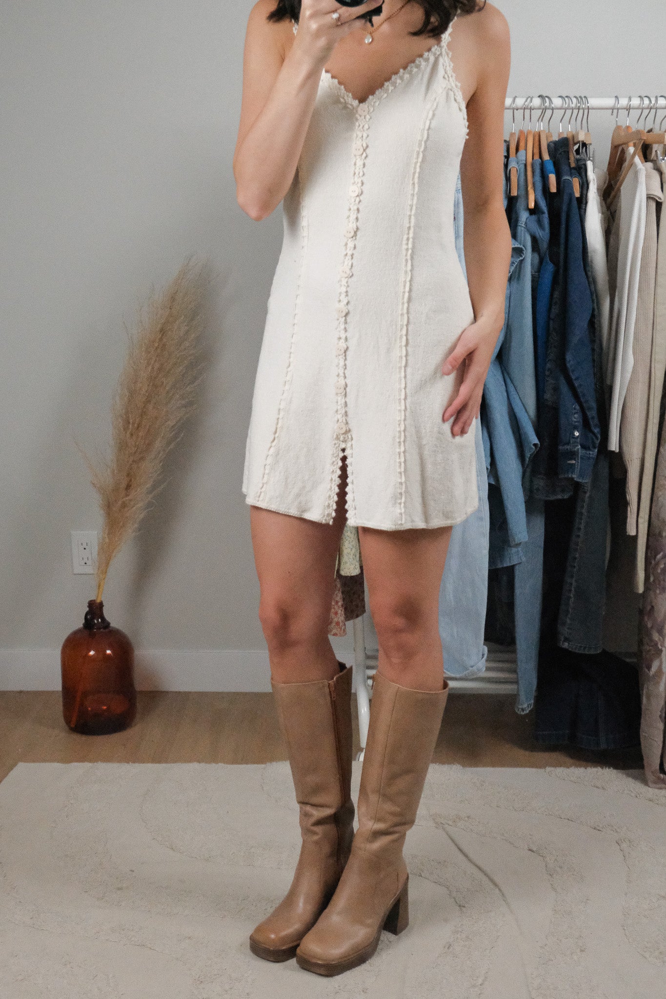 Made in Peru x Vintage x Cotton Knit Mini Dress (6)