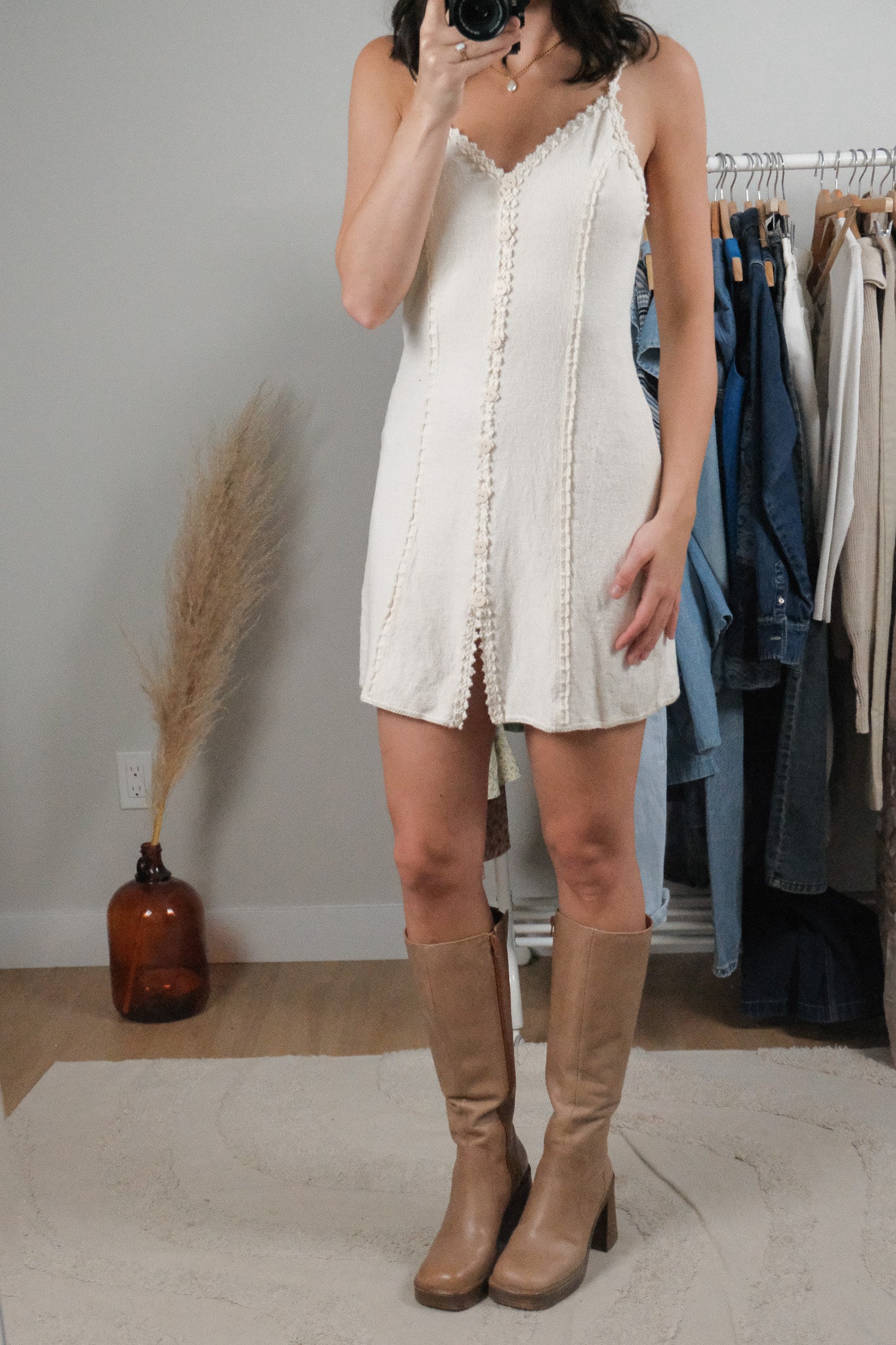 Made in Peru x Vintage x Cotton Knit Mini Dress (6)