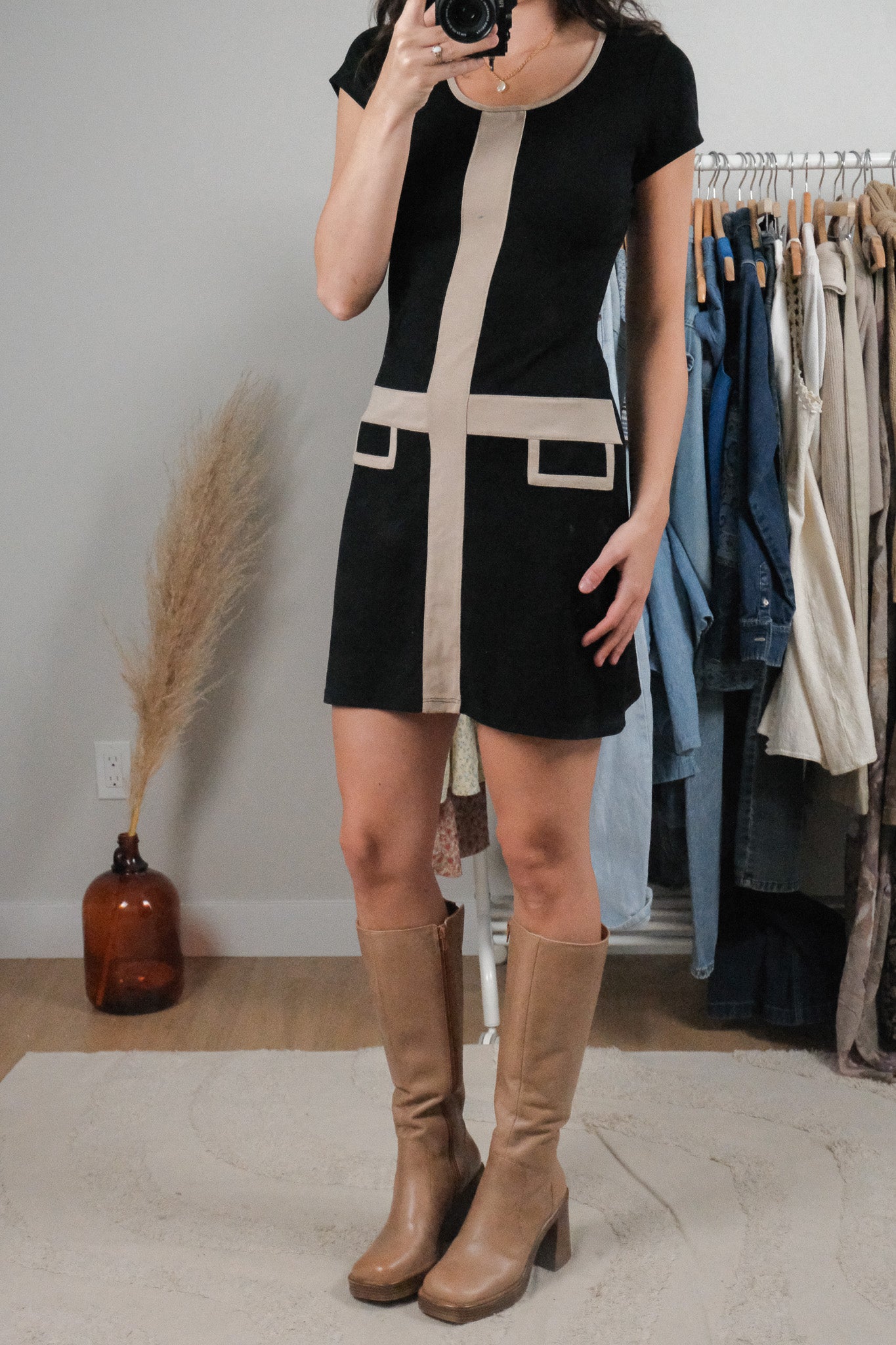 Vintage x Cache Two-Tone Dress (S/M)