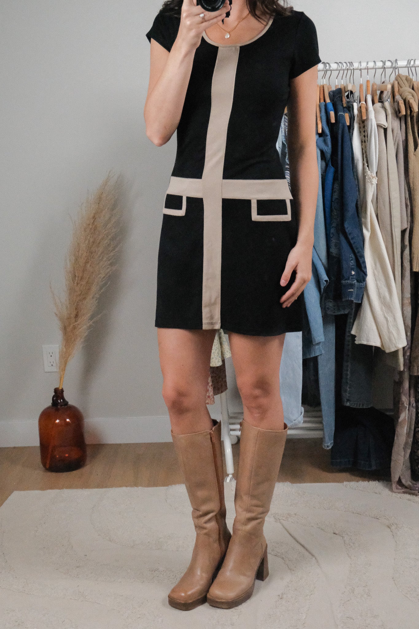 Vintage x Cache Two-Tone Dress (S/M)