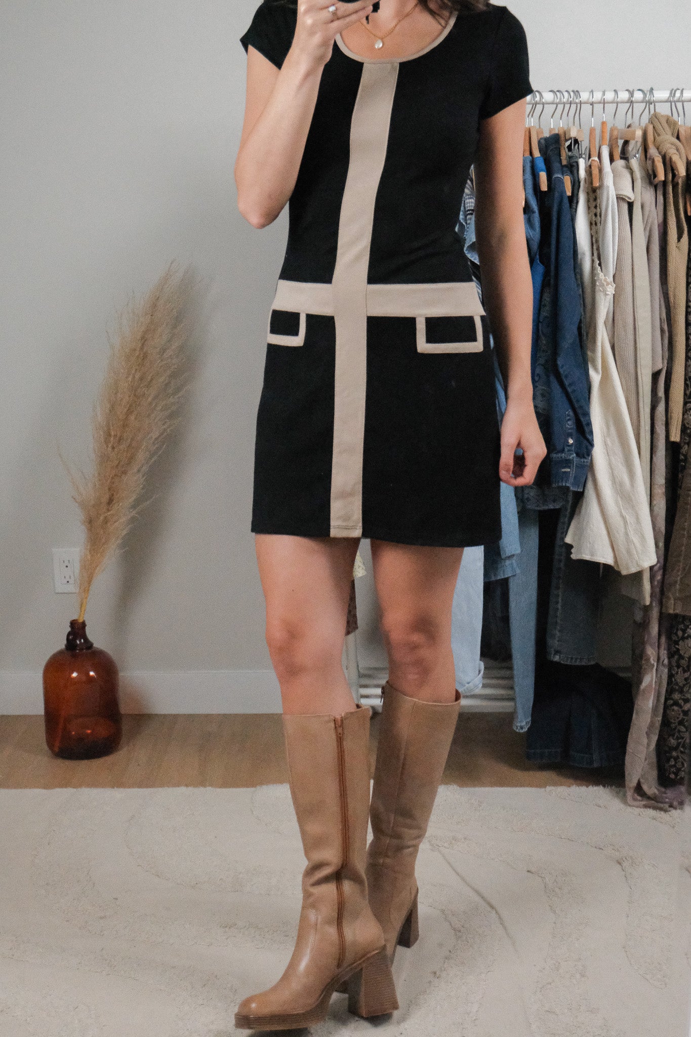 Vintage x Cache Two-Tone Dress (S/M)