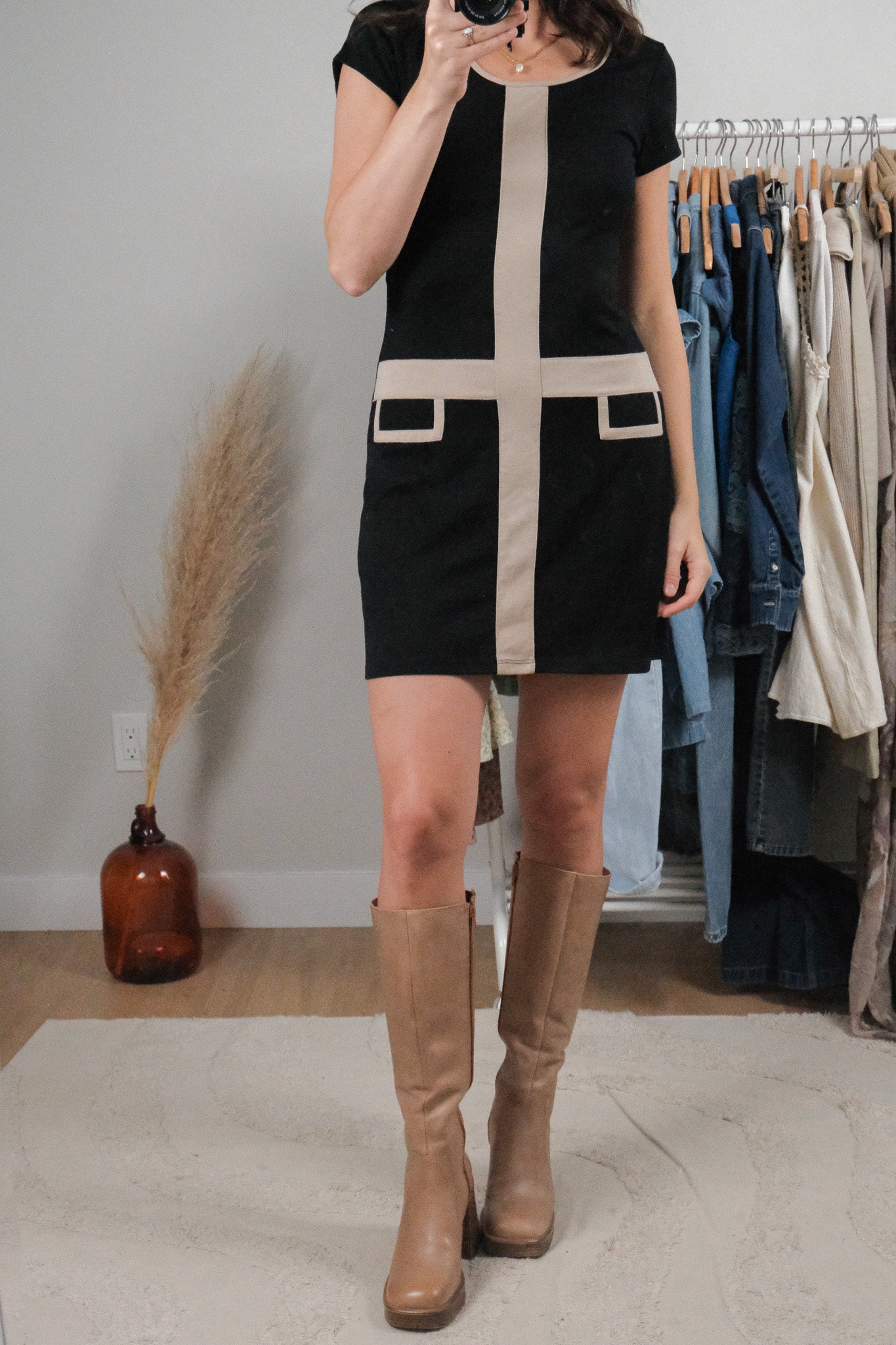 Vintage x Cache Two-Tone Dress (S/M)