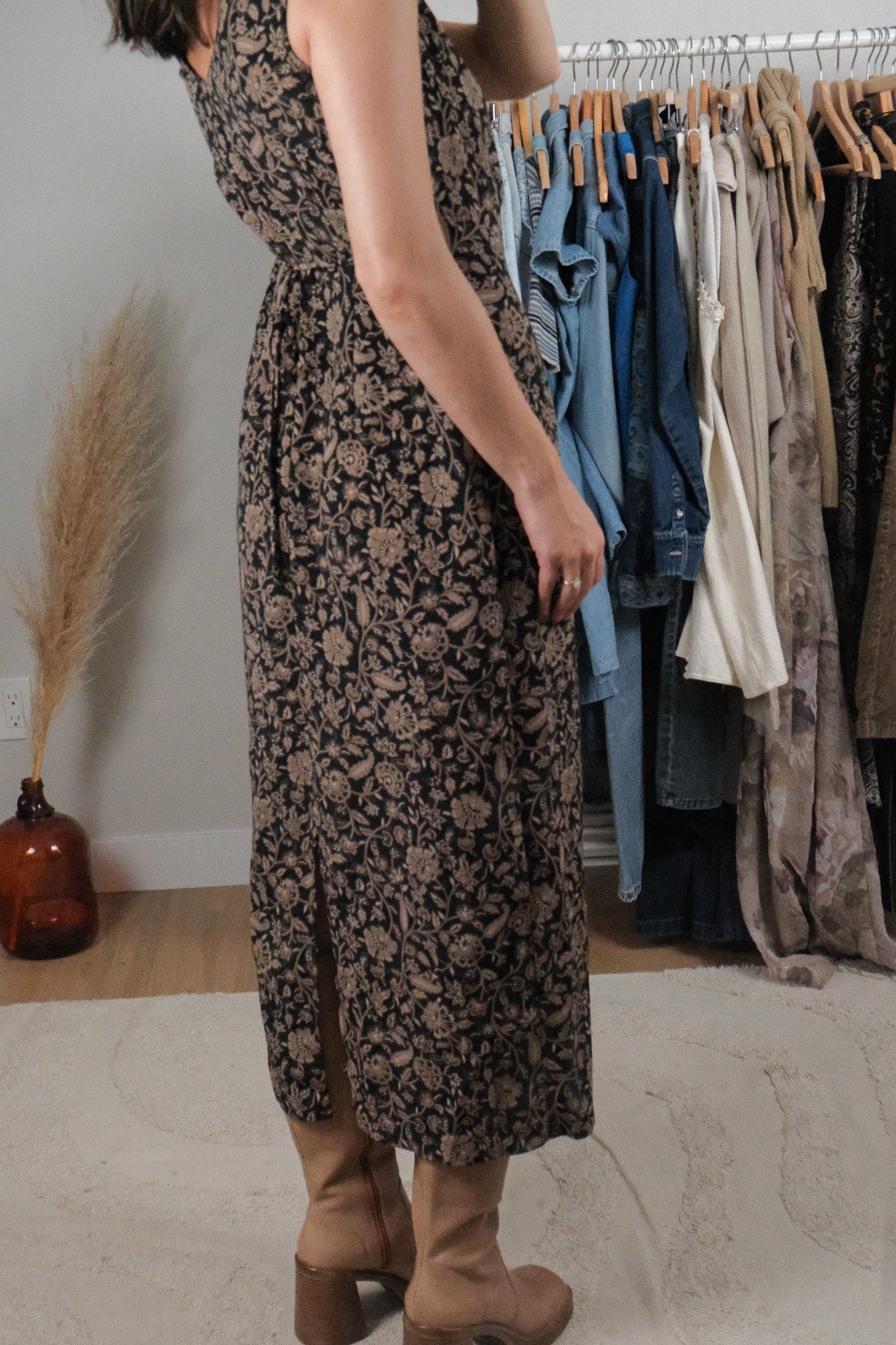 Vintage x Patterned Maxi Dress (6)