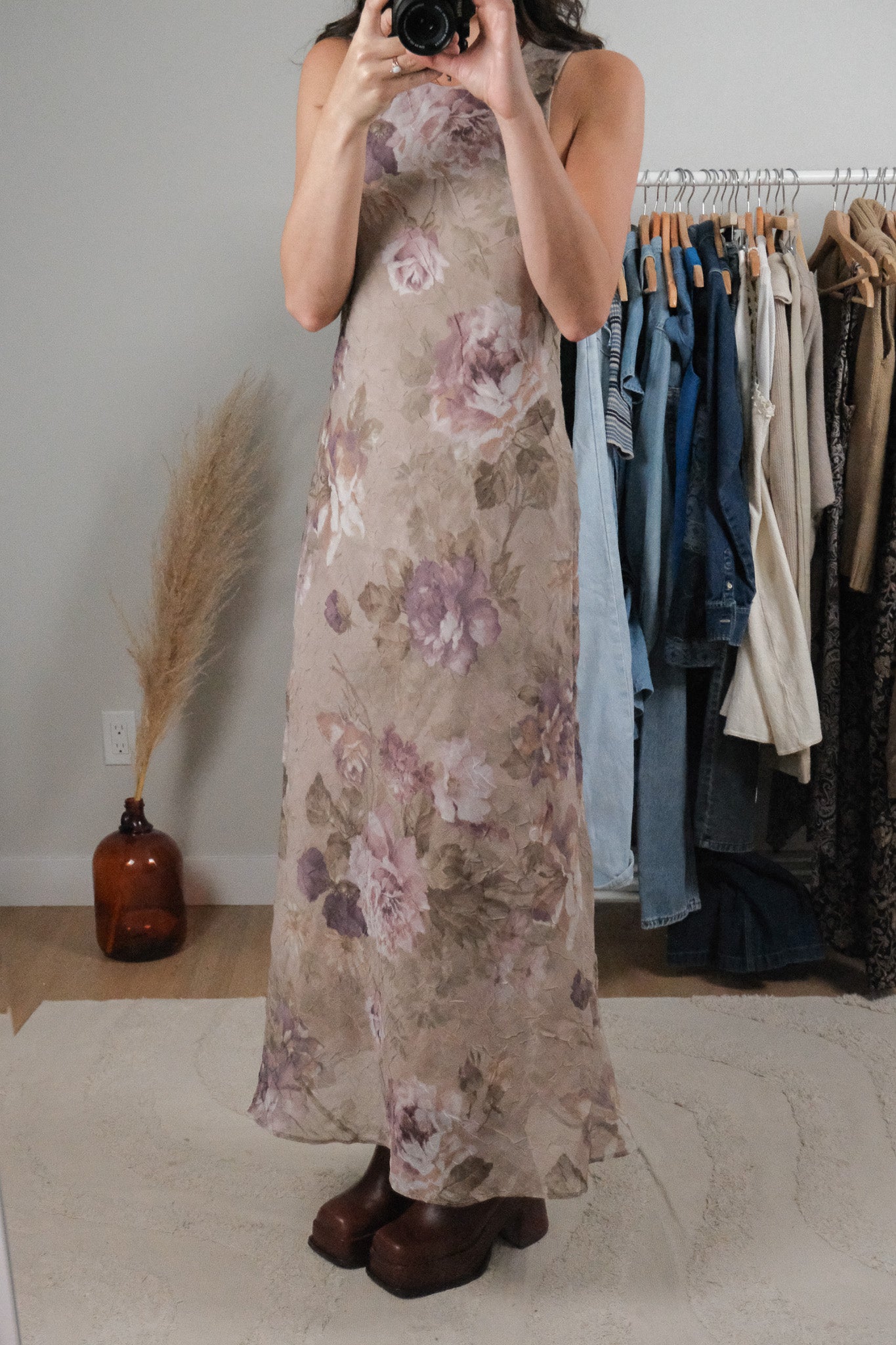 Made in Canada x Vintage x Floral Maxi Dress (6)