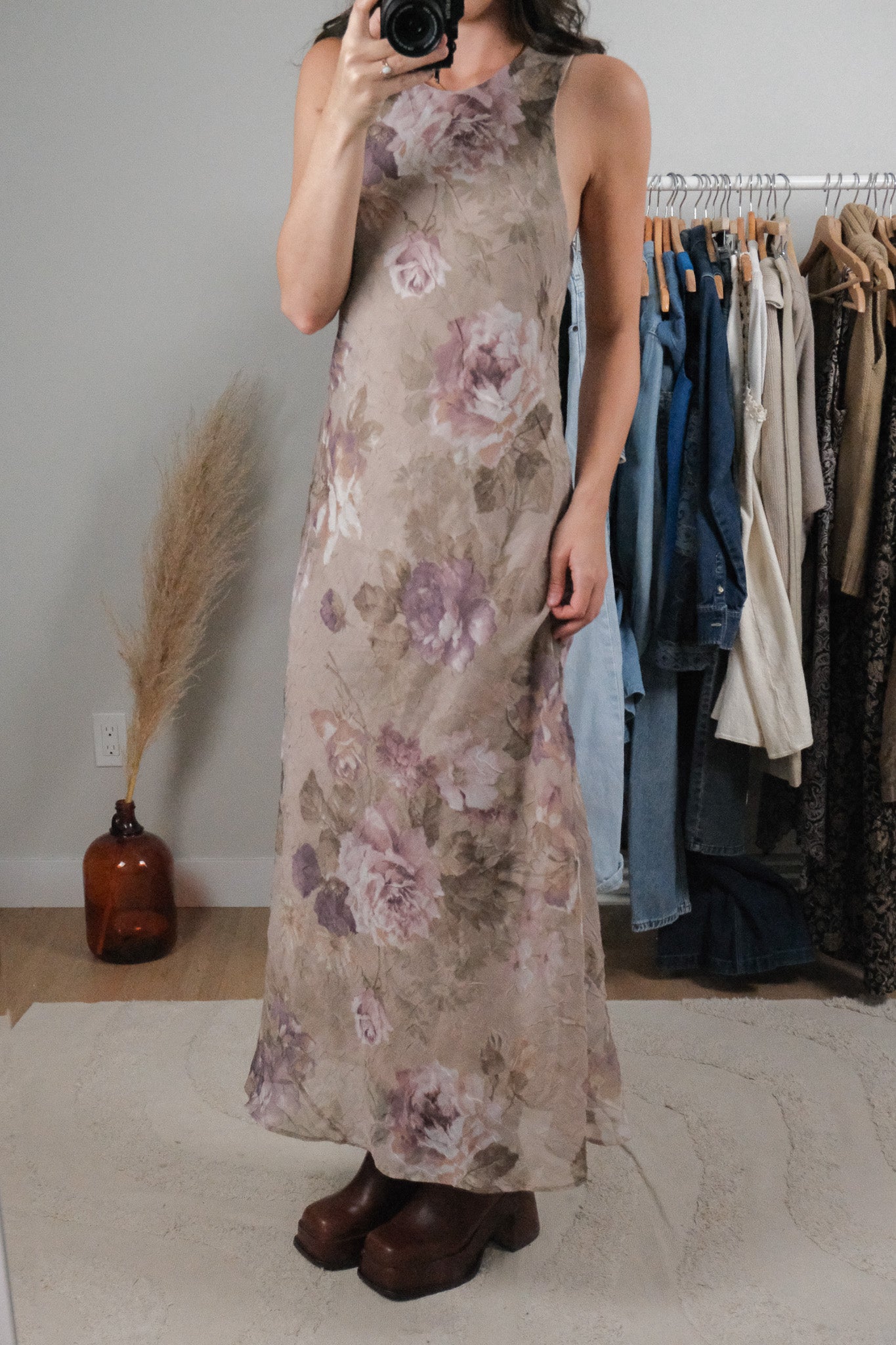 Made in Canada x Vintage x Floral Maxi Dress (6)