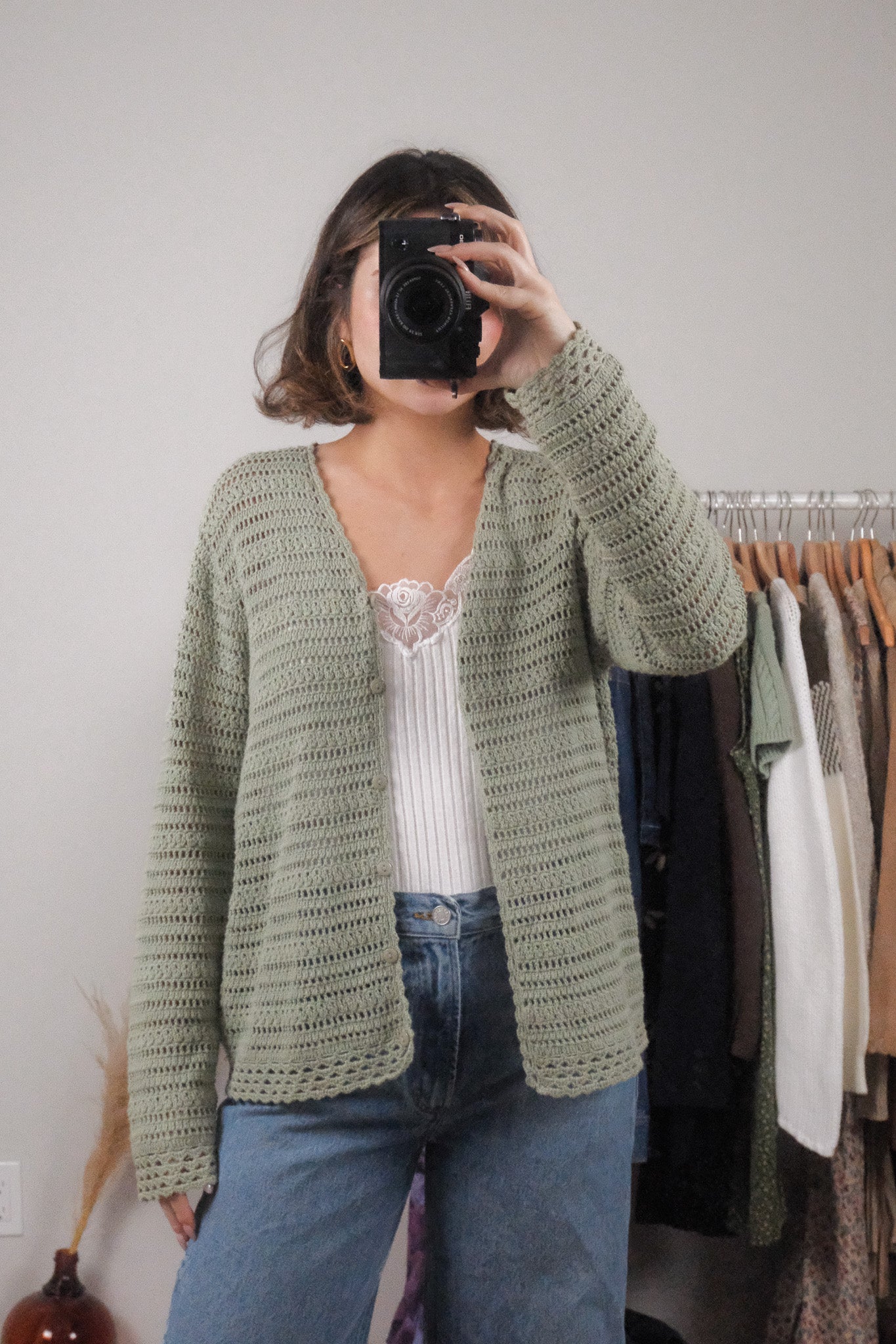 Vintage x Cotton Cardigan (M)