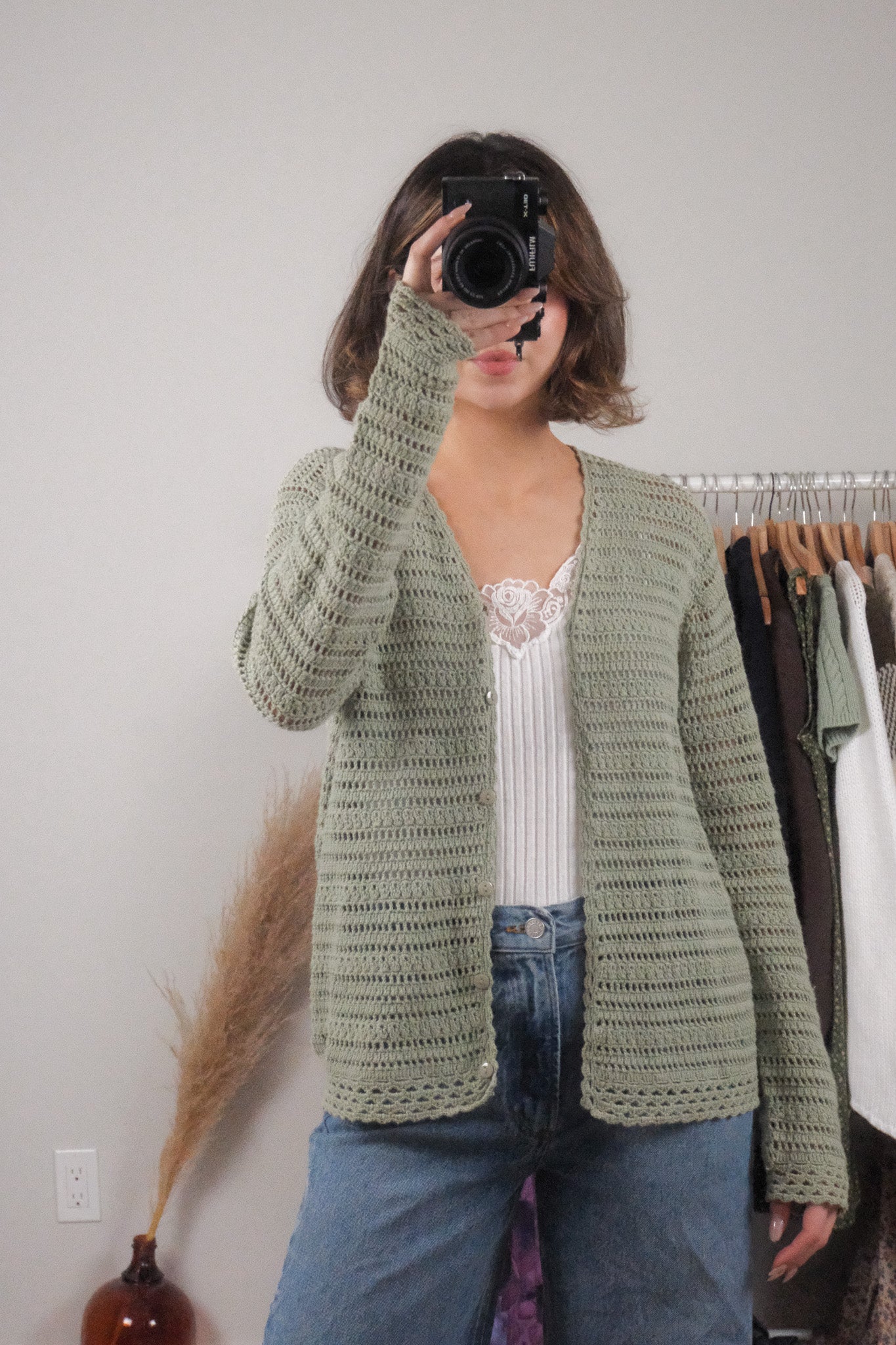 Vintage x Cotton Cardigan (M)