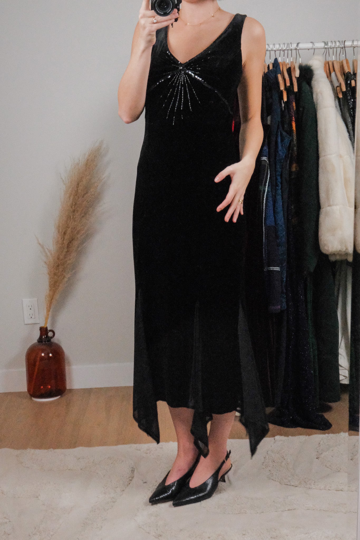 Vintage x Velvet Beaded/Sequin Dress (4)