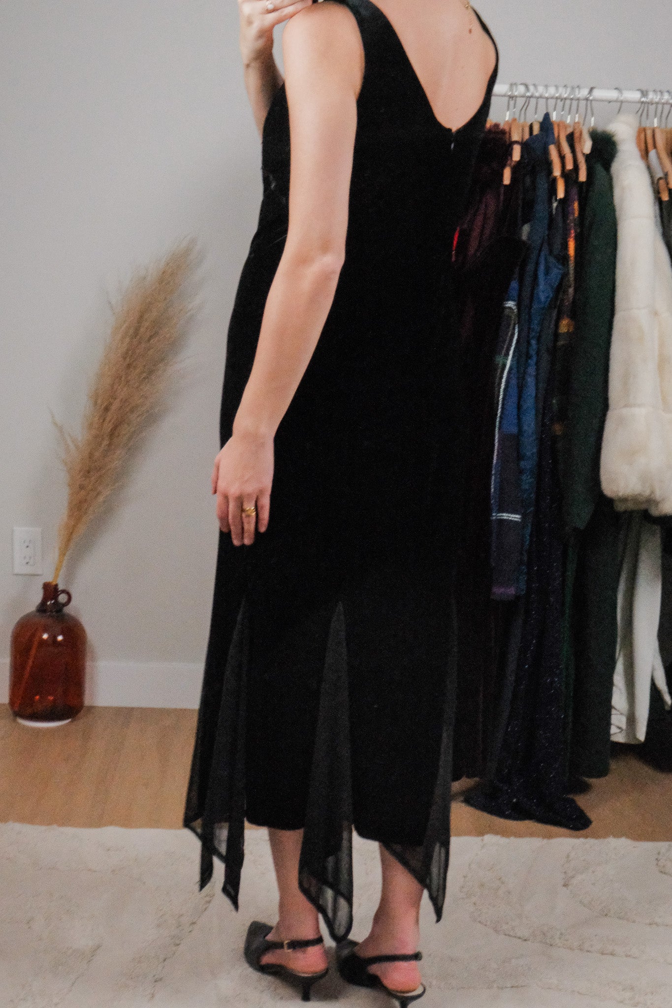 Vintage x Velvet Beaded/Sequin Dress (4)