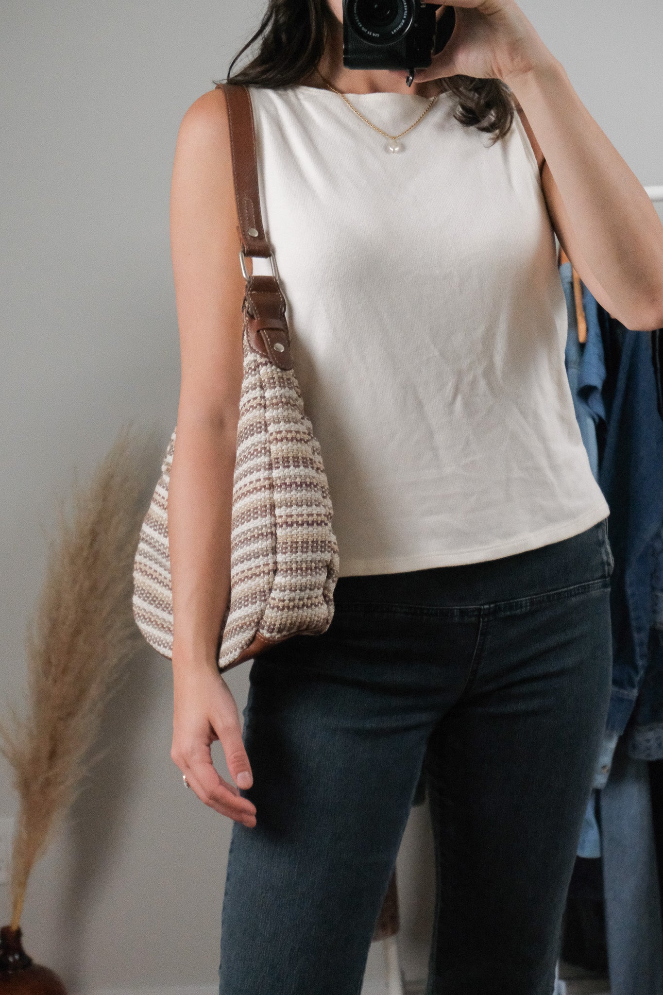 Vintage x Woven Purse