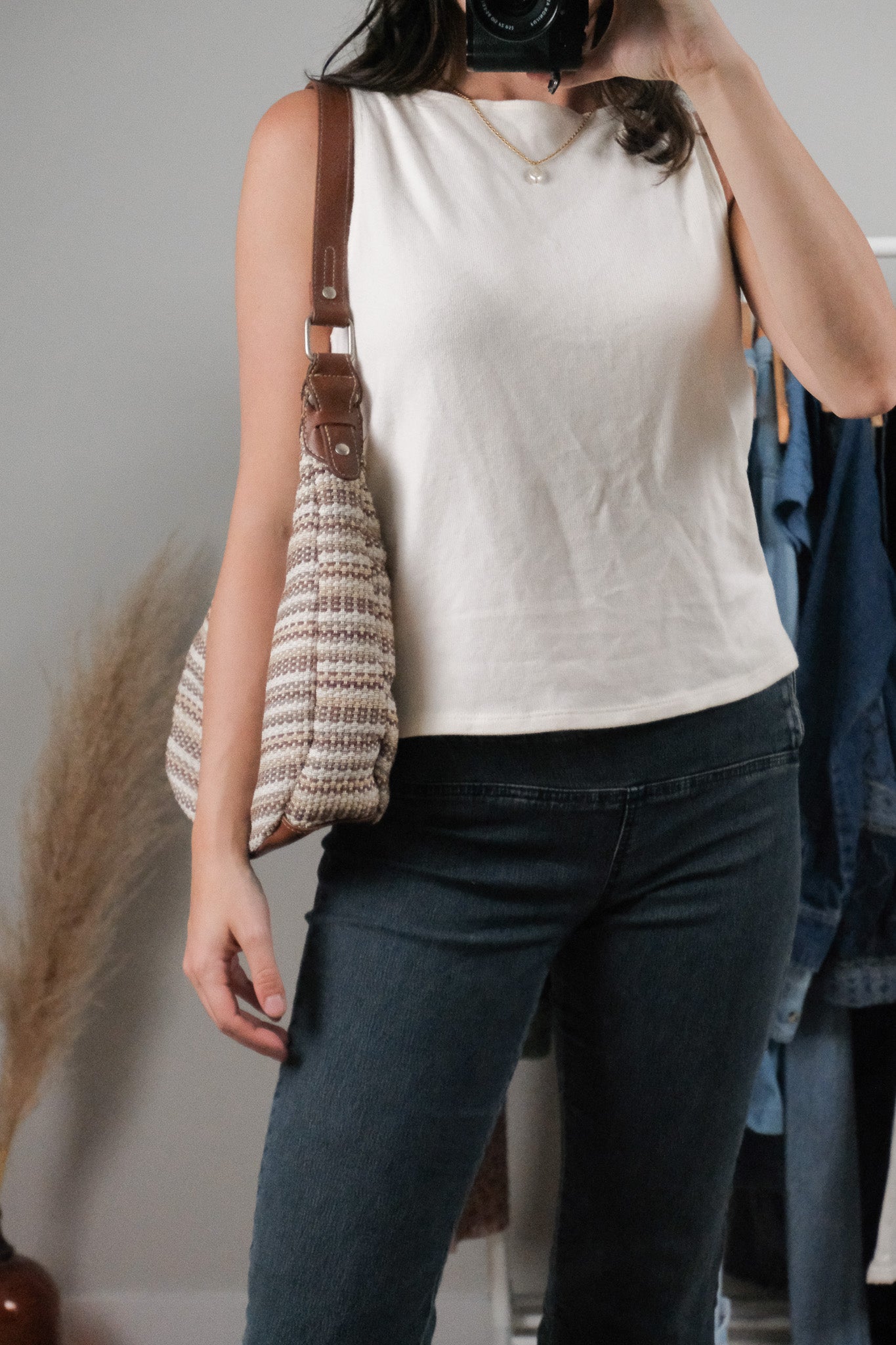 Vintage x Woven Purse