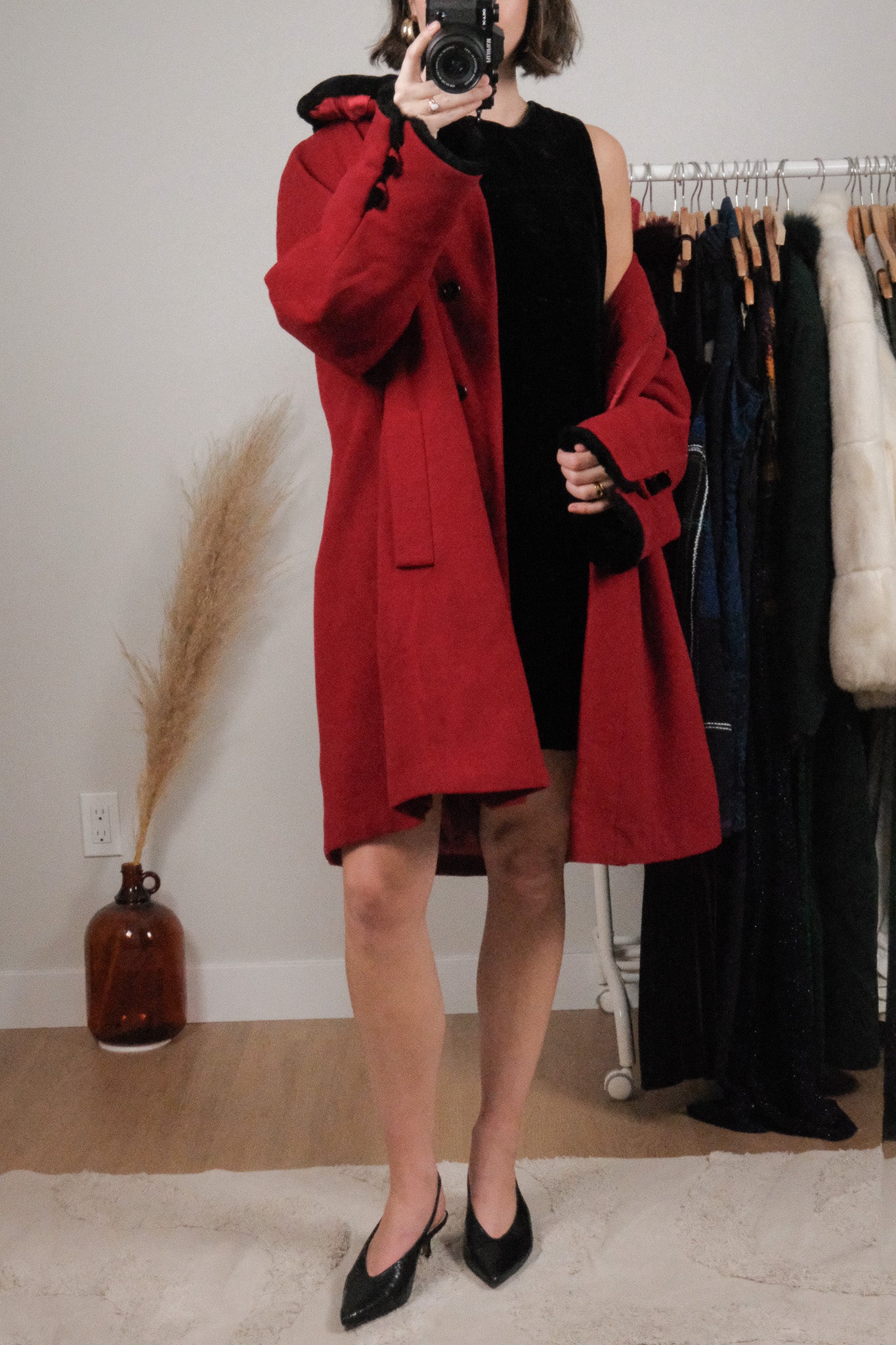 Made in Canada x Vintage x Wool/Angora Faux Fur Trim Jacket (12)