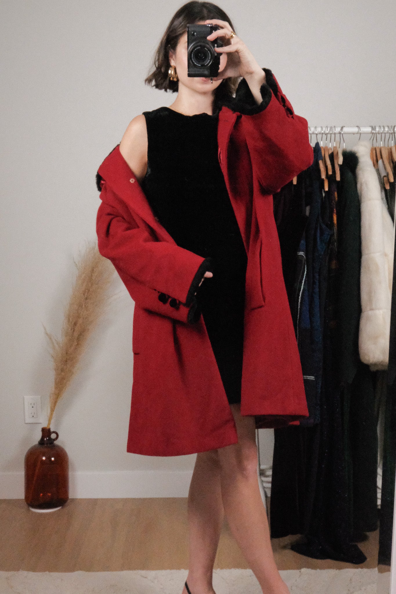 Made in Canada x Vintage x Wool/Angora Faux Fur Trim Jacket (12)