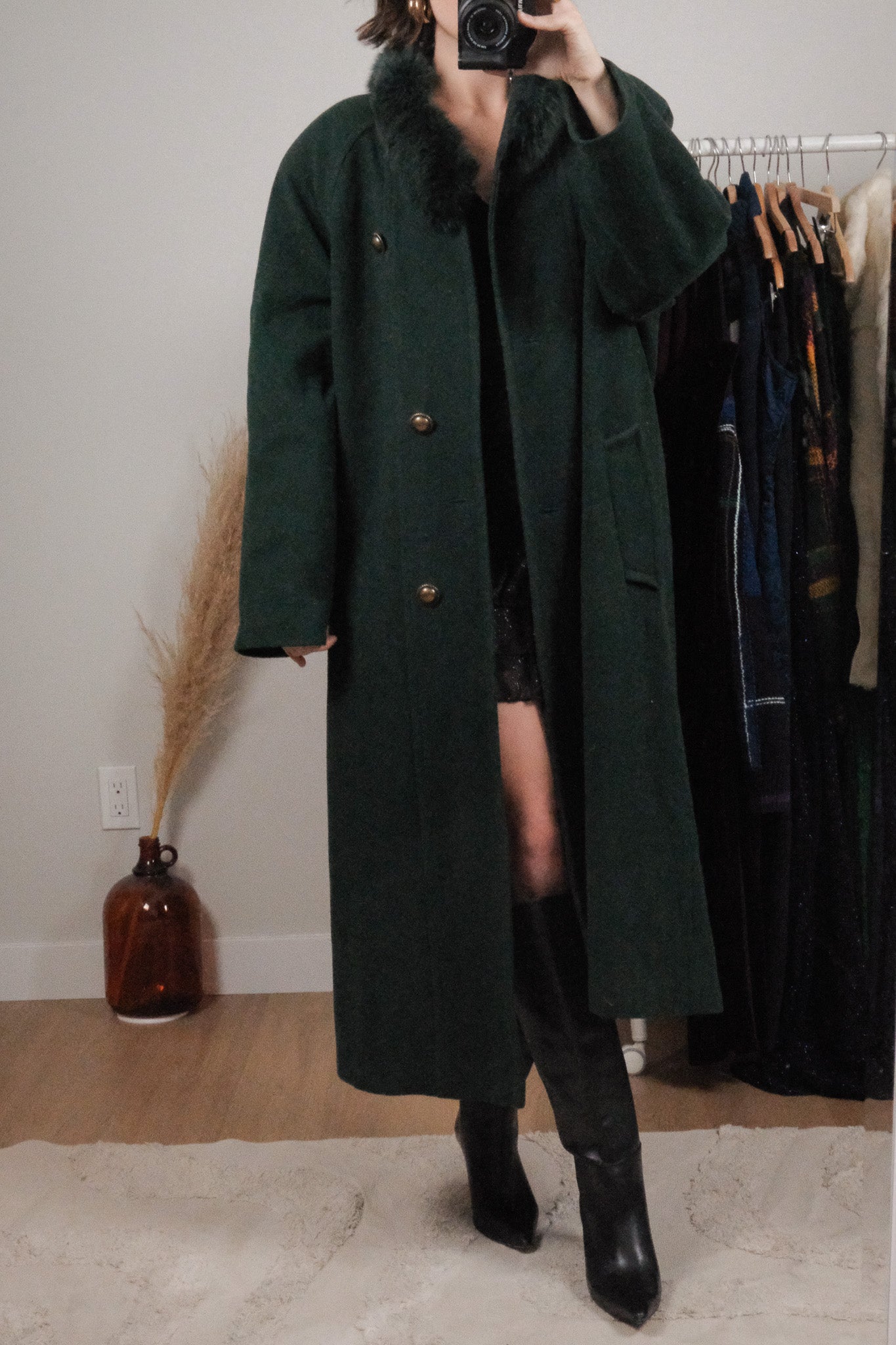 Vintage x Wool & Cashmere Blend Coat (12/14)