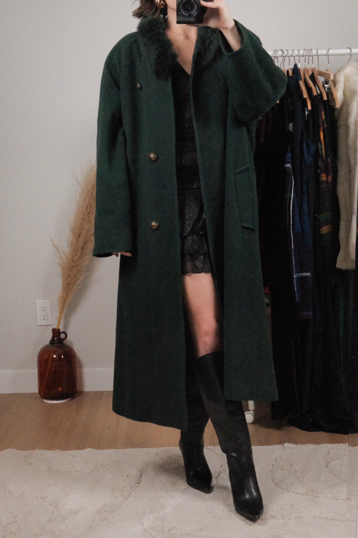 Vintage x Wool & Cashmere Blend Coat (12/14)