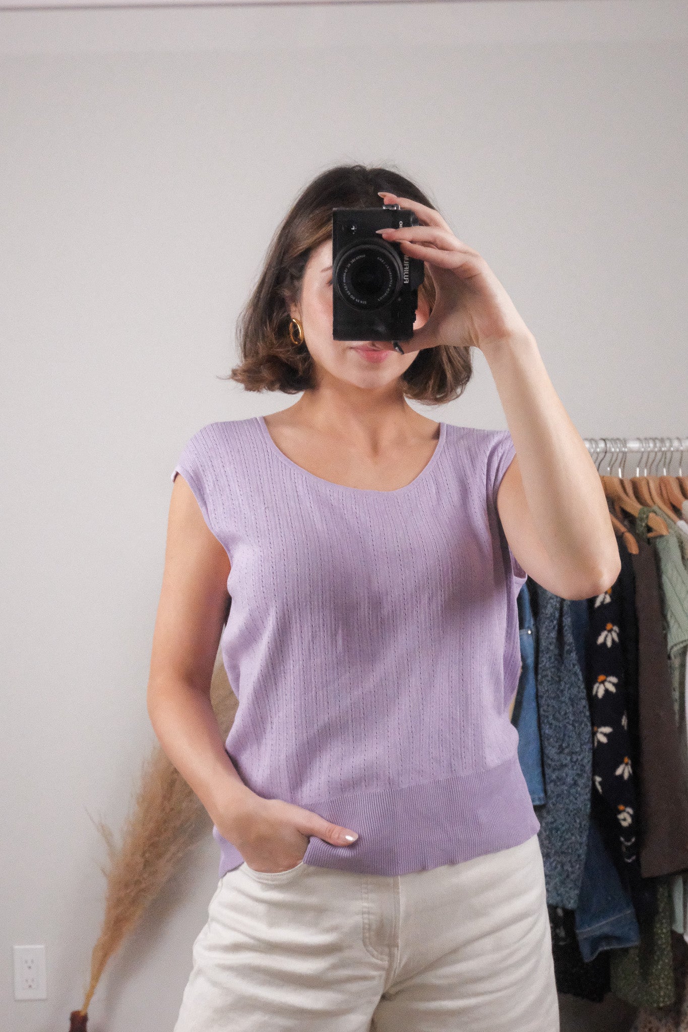 Vintage x Silk Blend textured Tank (L/XL)