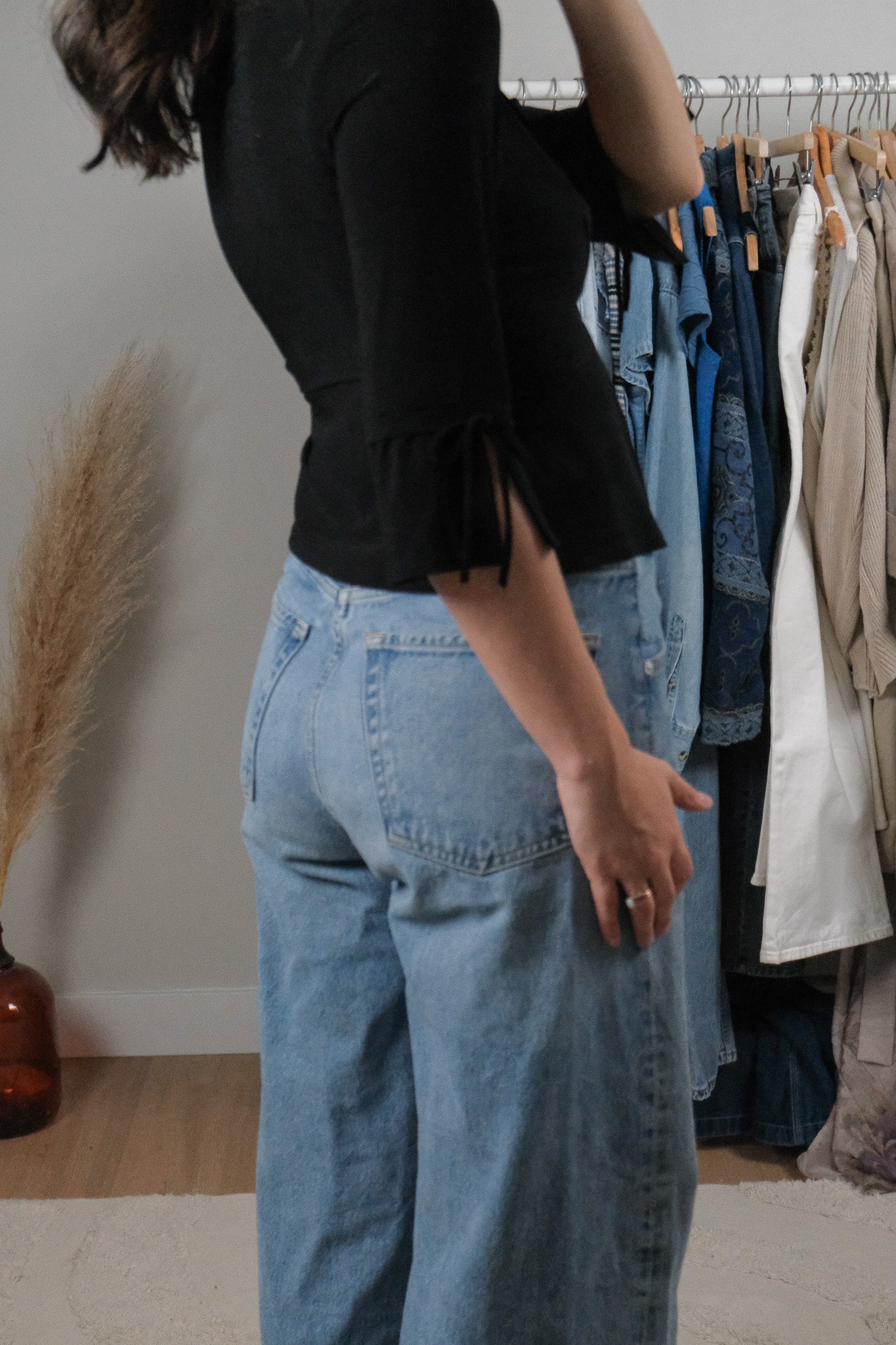 Made in Canada x Vintage x Tie Blouse (S)