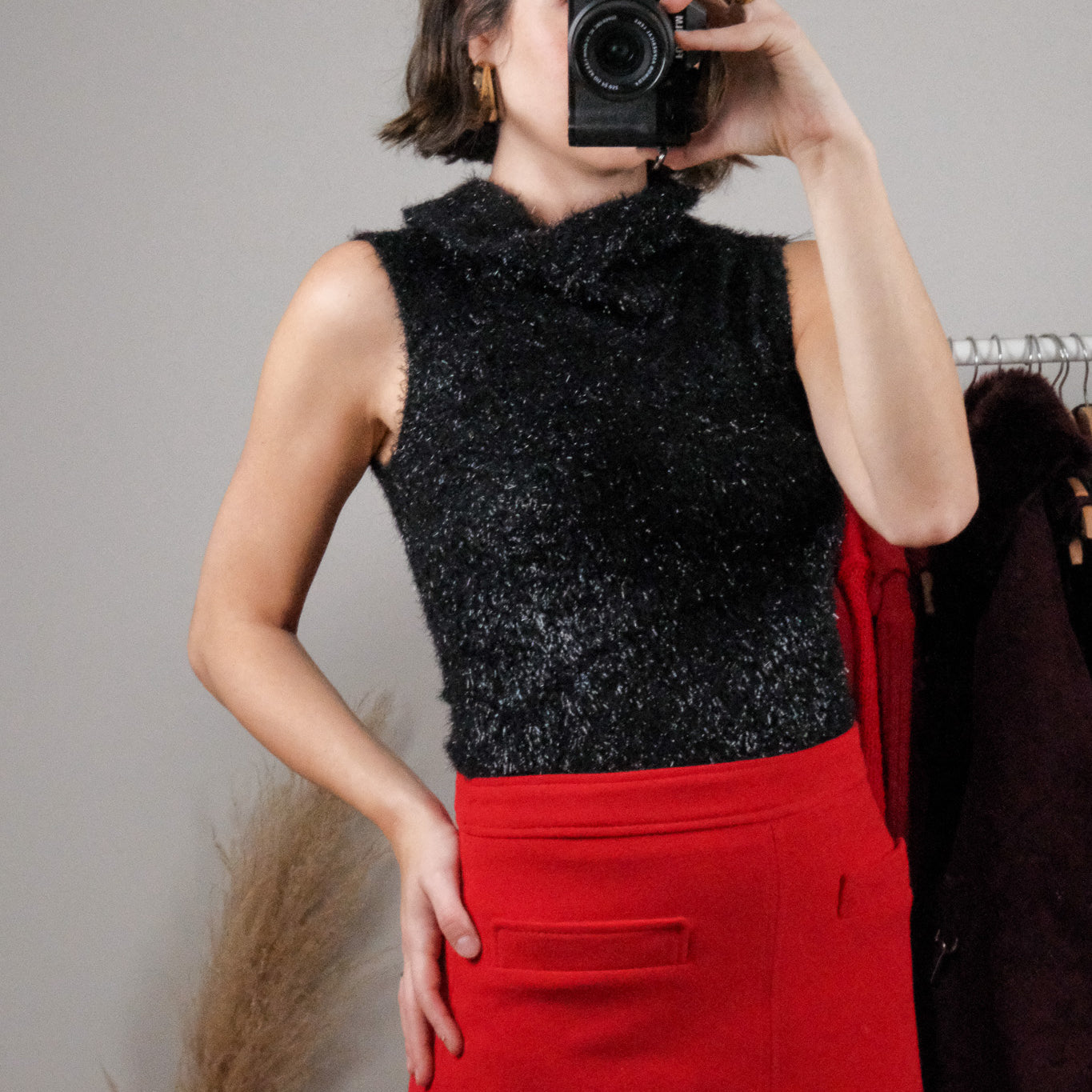 Vintage x Shimmer Turtleneck (S)