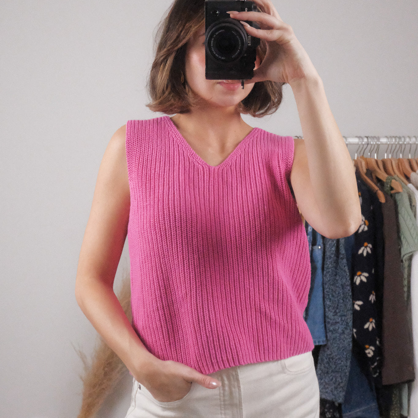 Vintage x Cotton Sweater Vest (M/L)