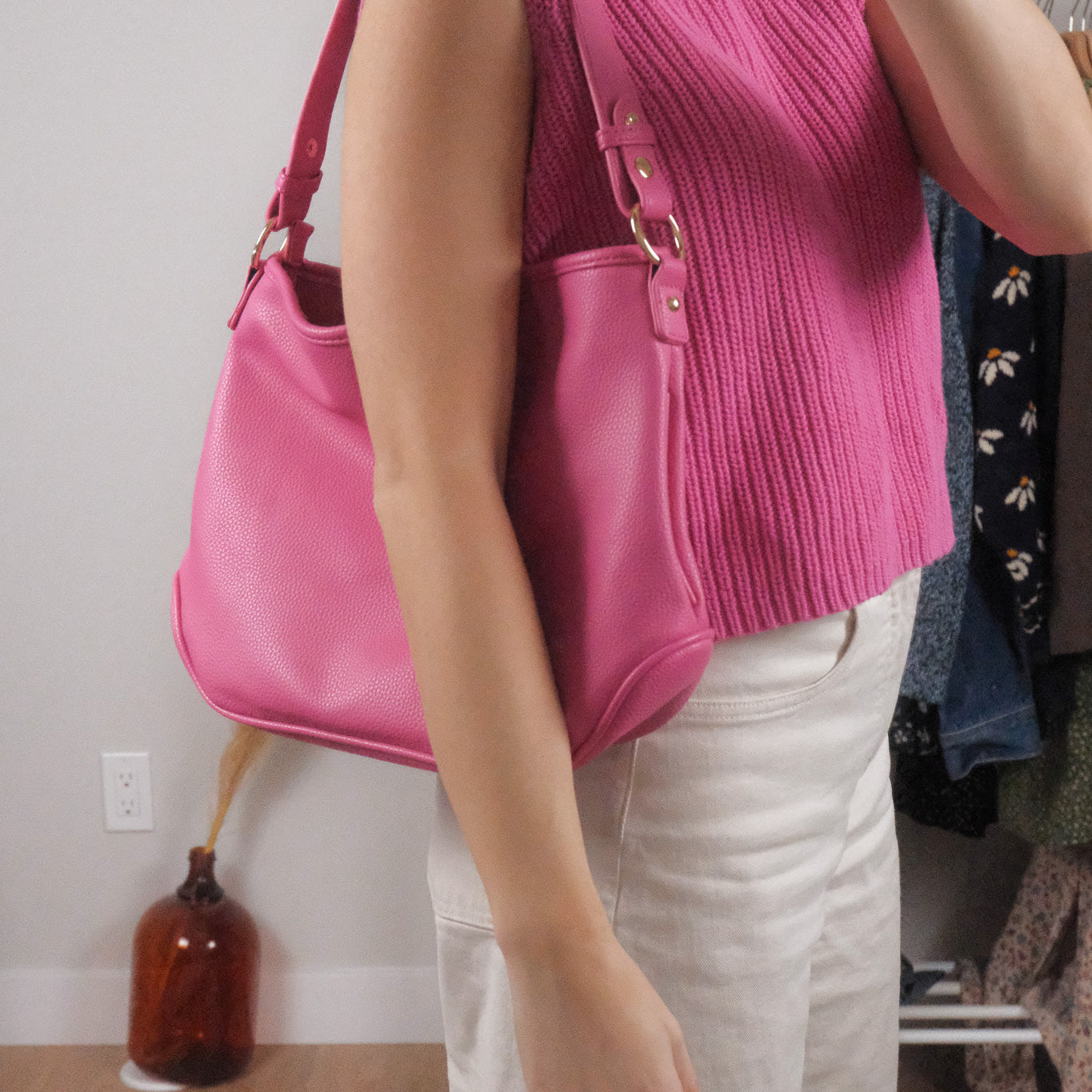 Vintage x Faux Leather Purse