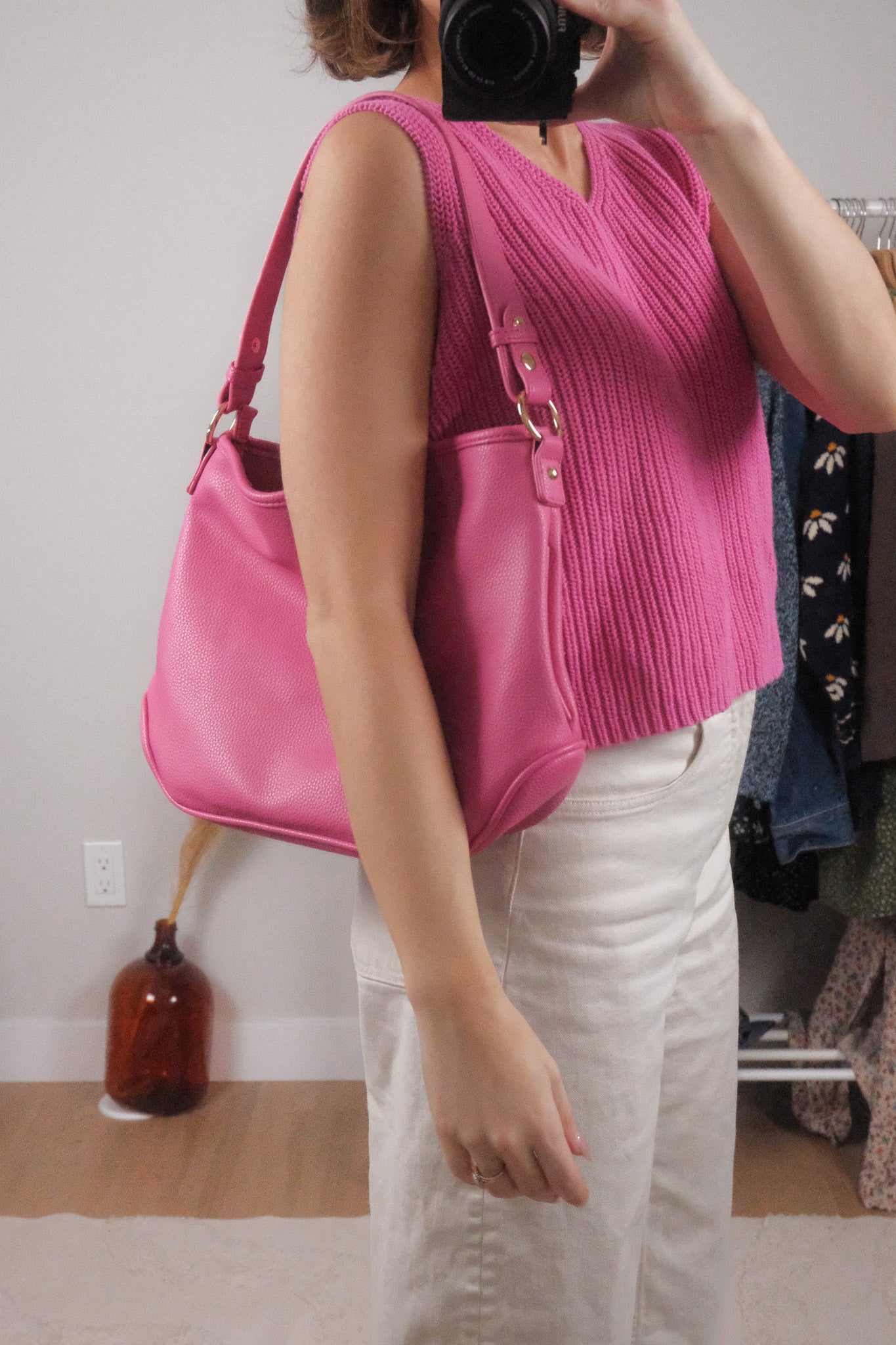Vintage x Faux Leather Purse