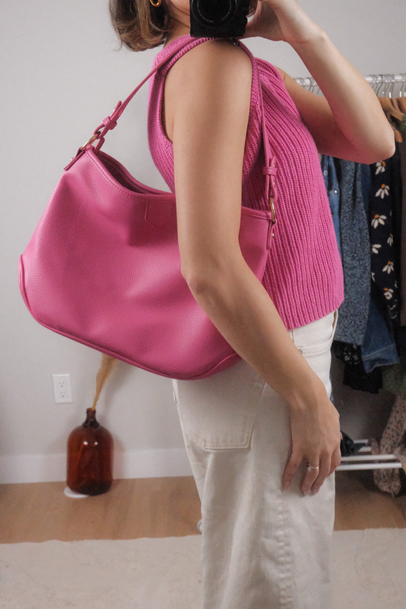 Vintage x Faux Leather Purse