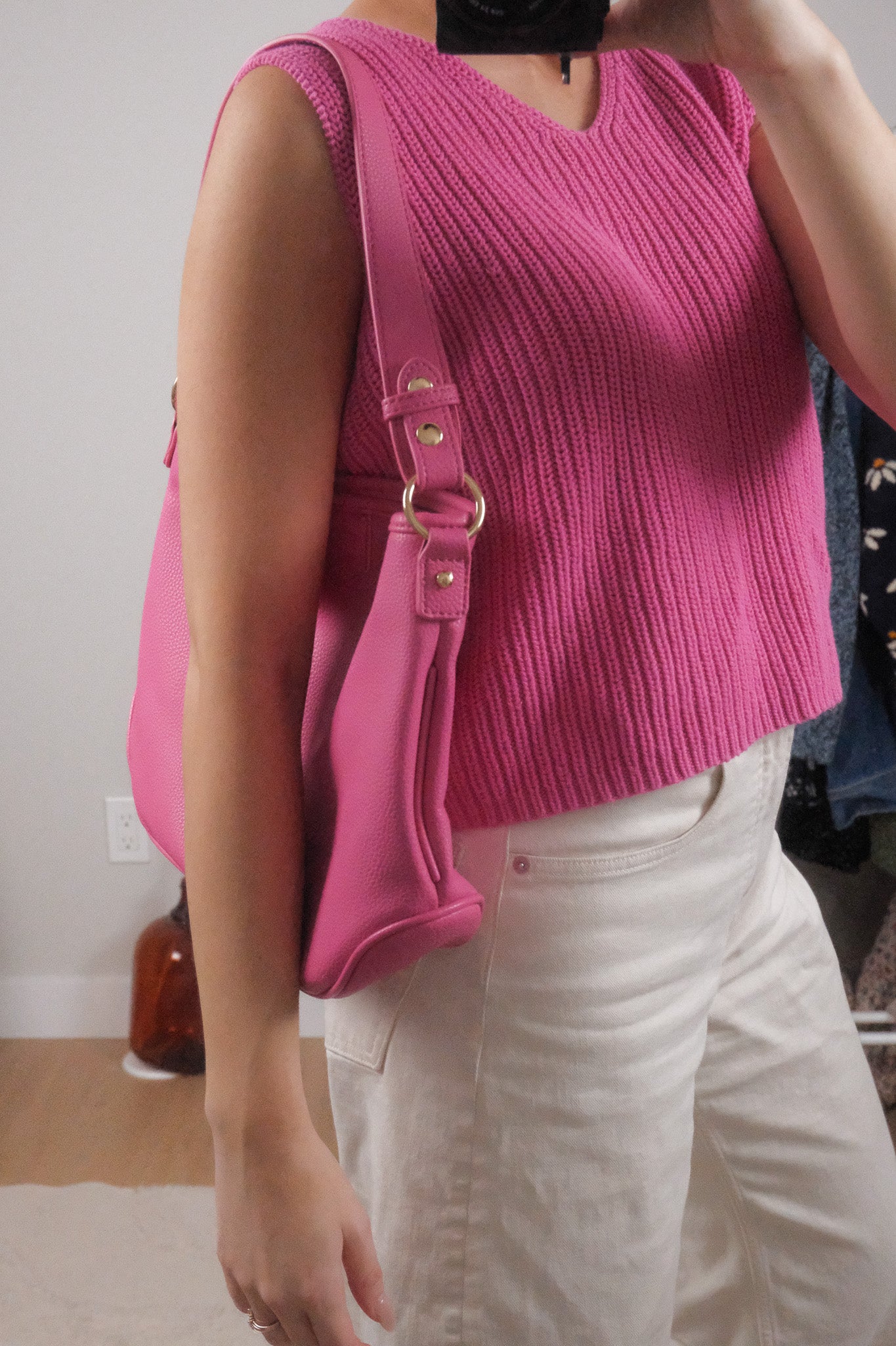 Vintage x Faux Leather Purse