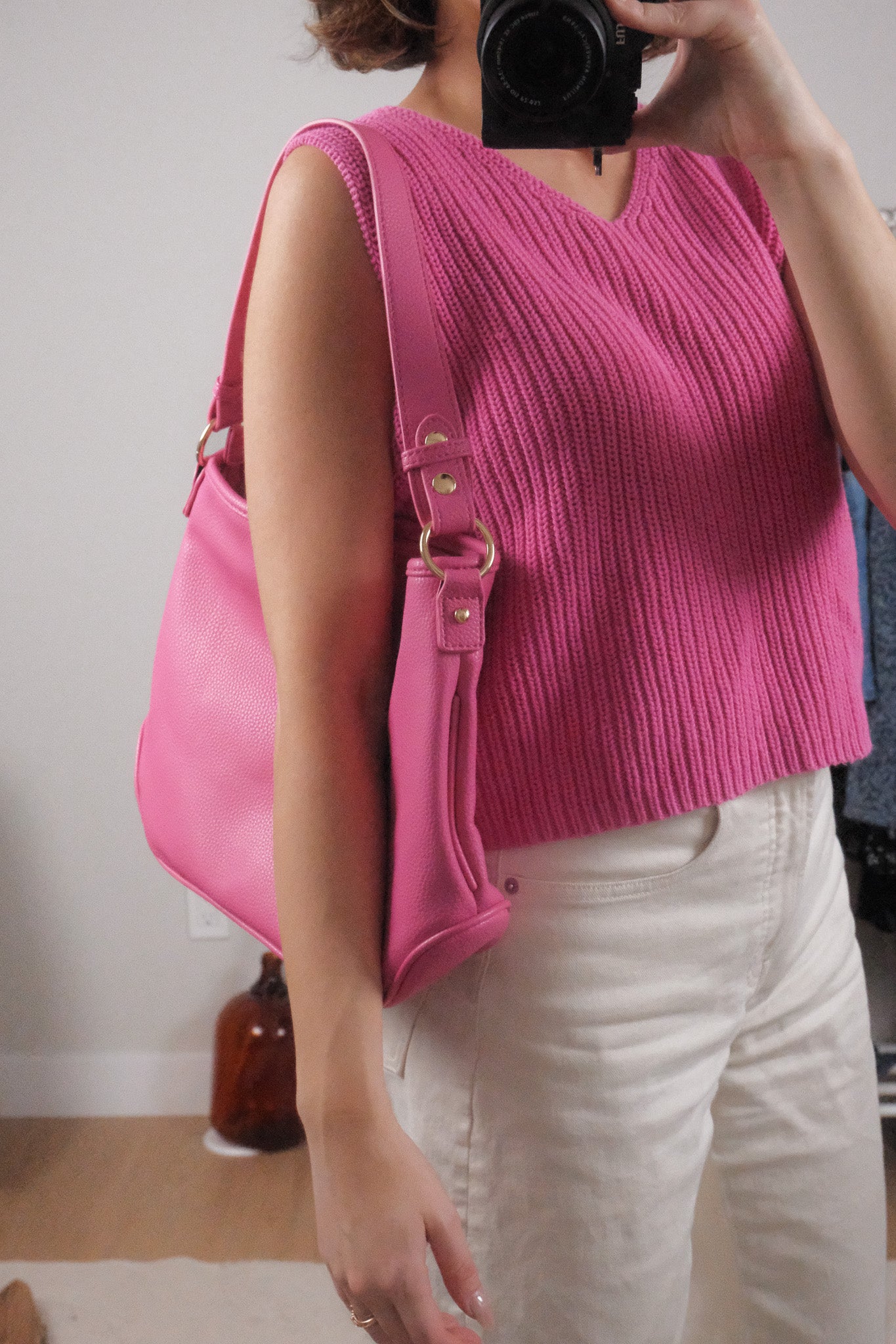 Vintage x Faux Leather Purse