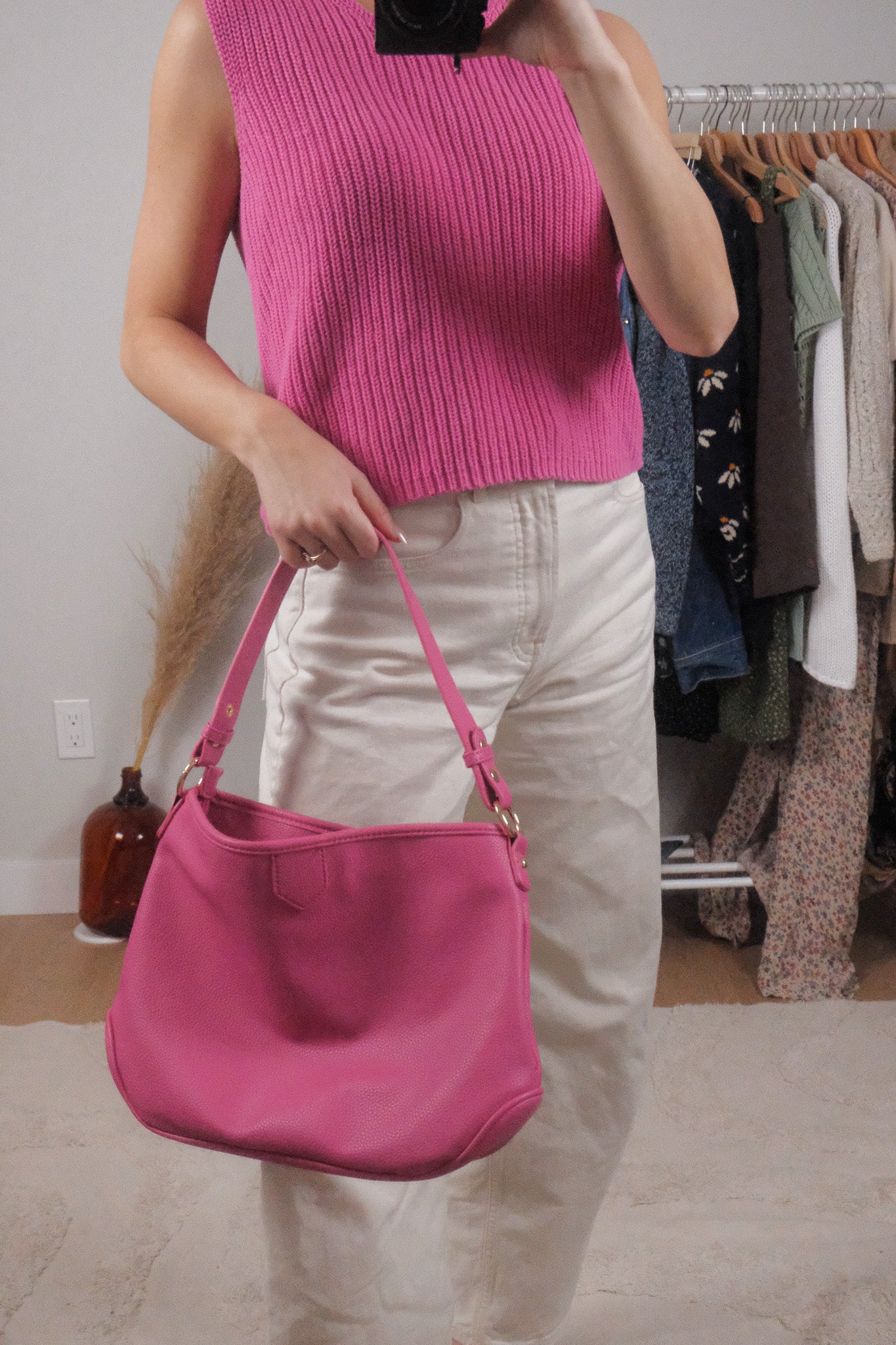Vintage x Faux Leather Purse