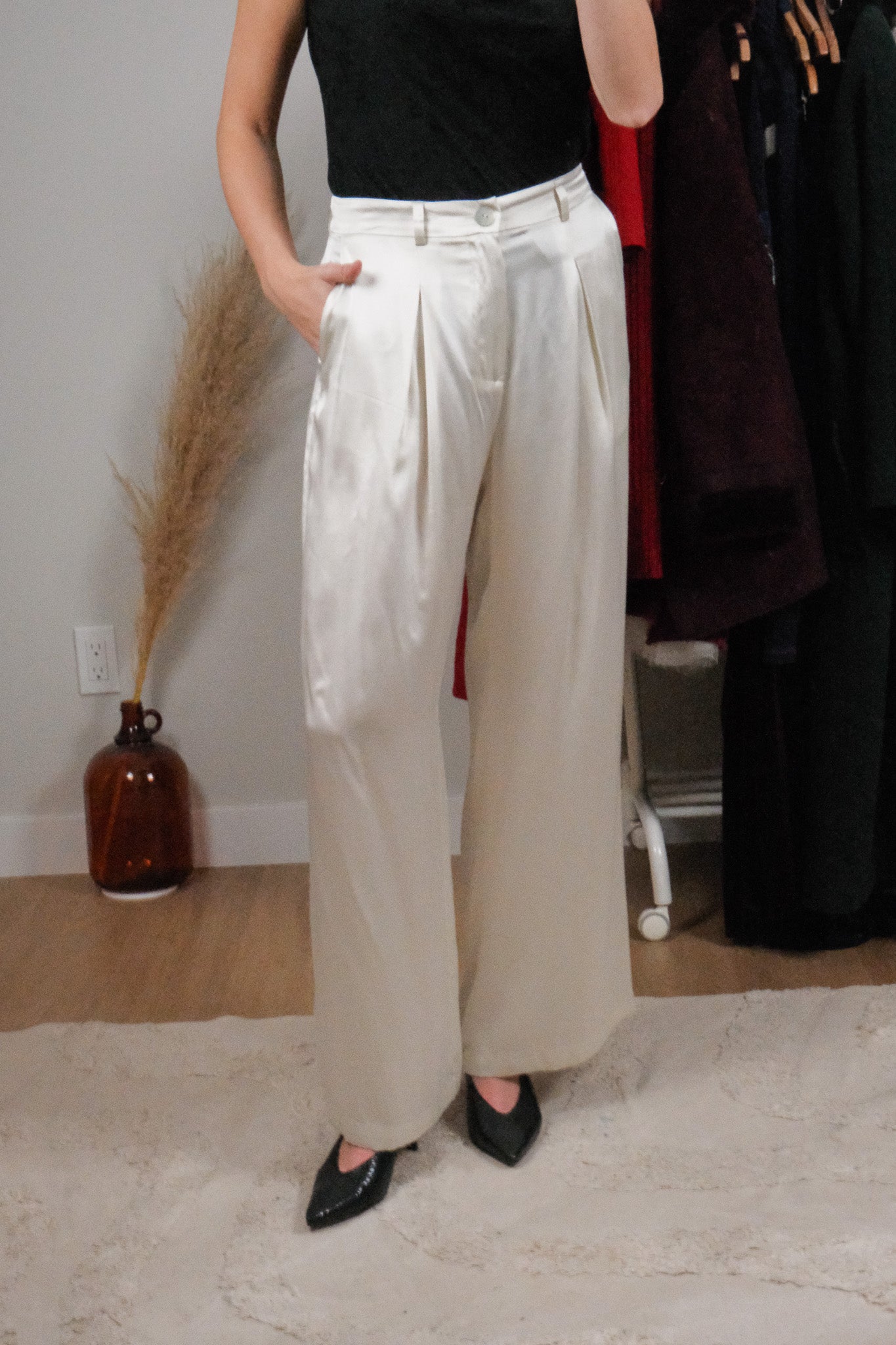 Modern x 100% Silk Flowy Pants (10)