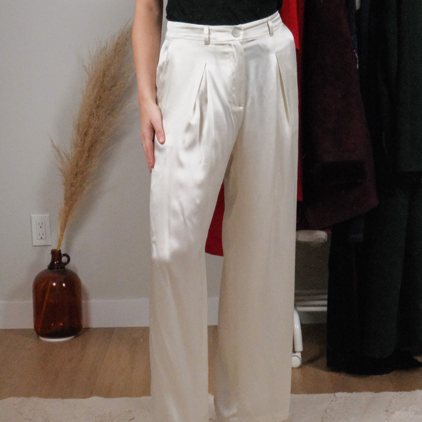 Modern x 100% Silk Flowy Pants (10)