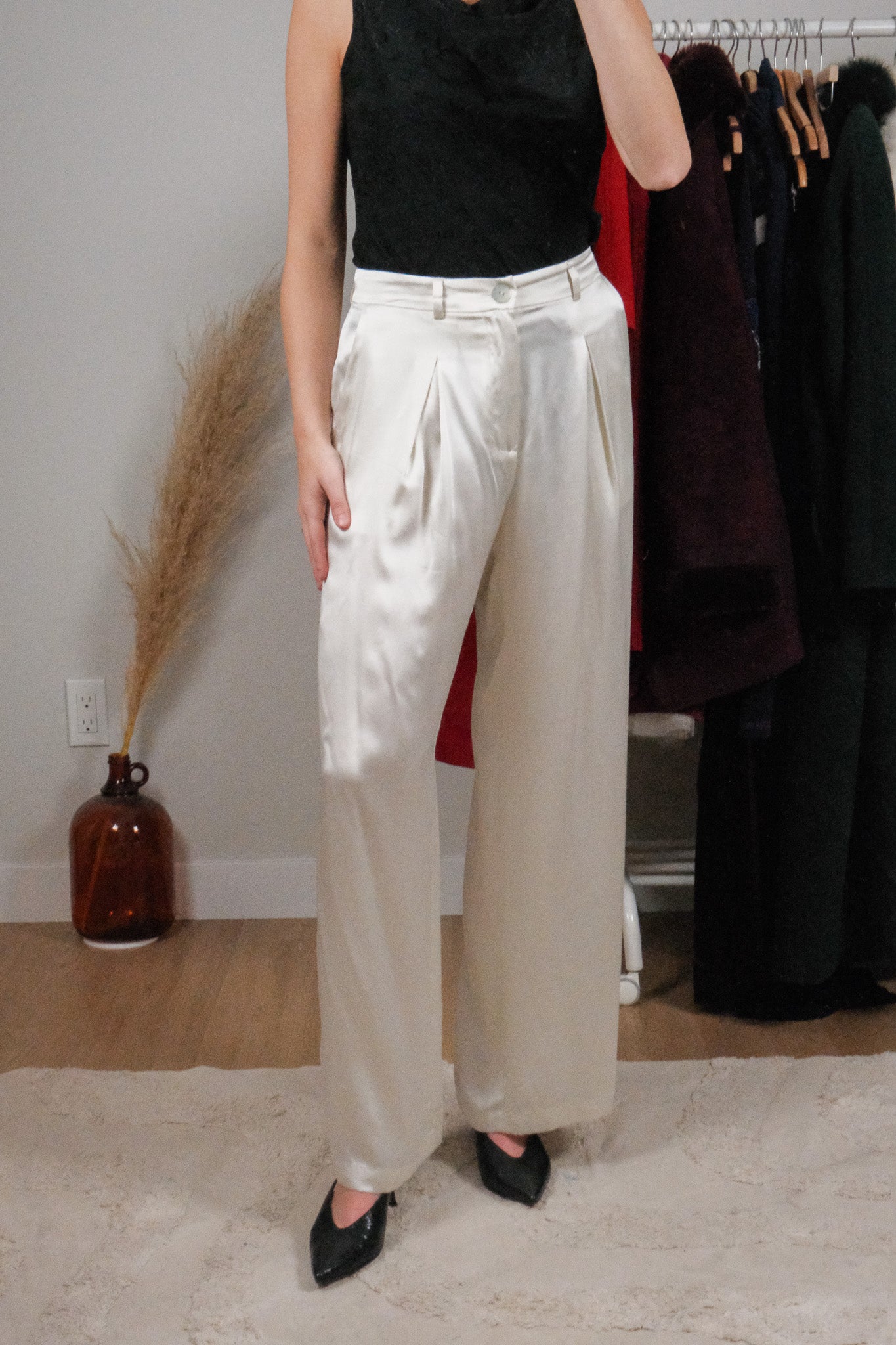 Modern x 100% Silk Flowy Pants (10)