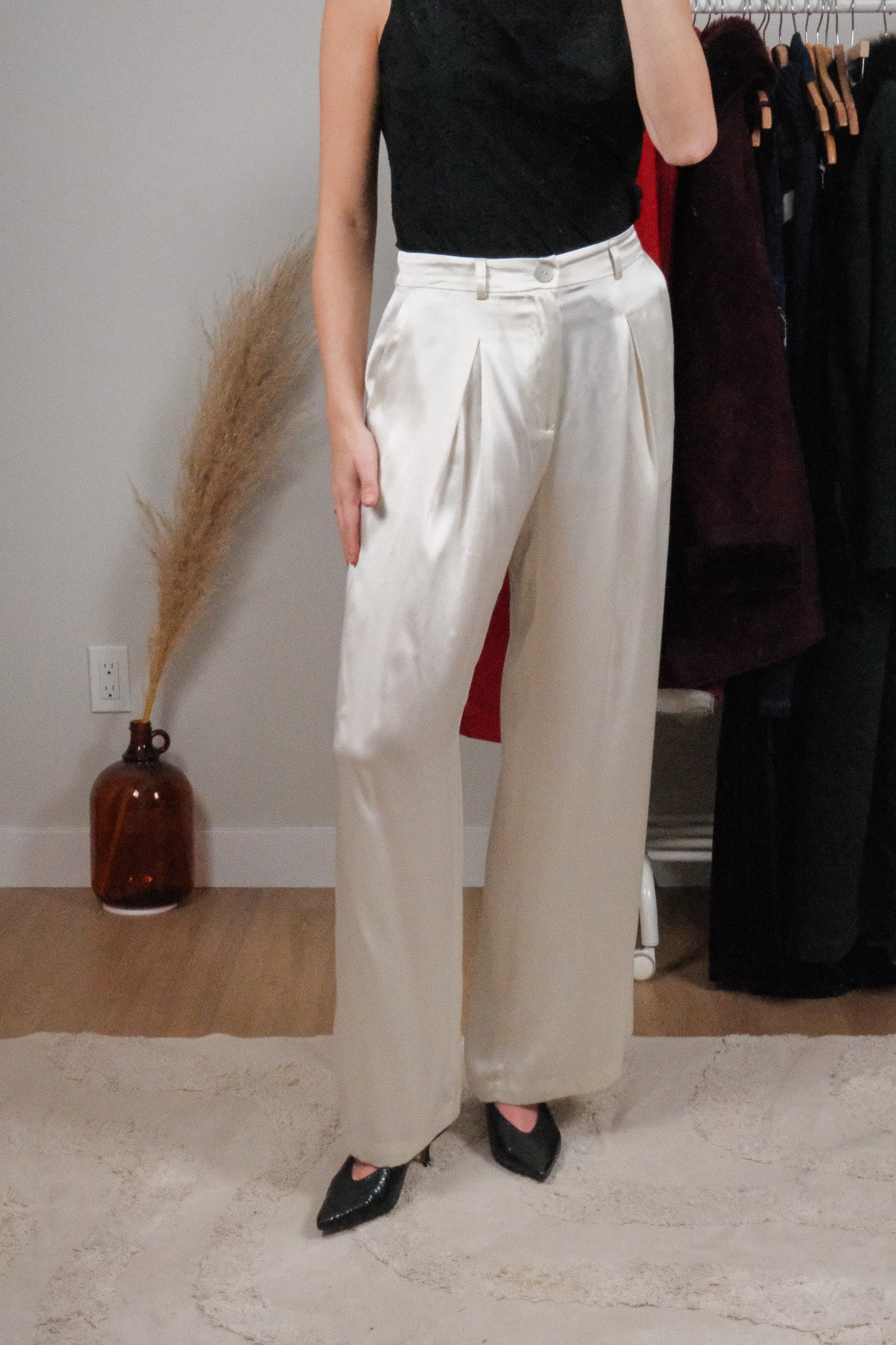 Modern x 100% Silk Flowy Pants (10)