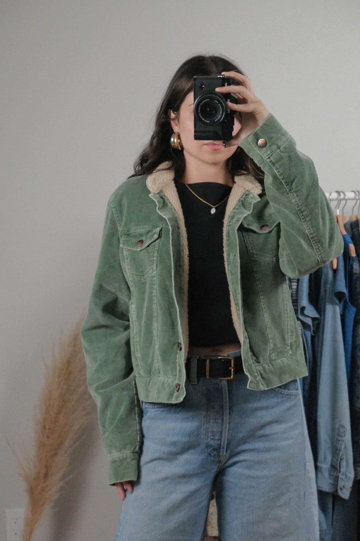 Vintage x Billabong Corduroy Faux Fur Jacket (M)