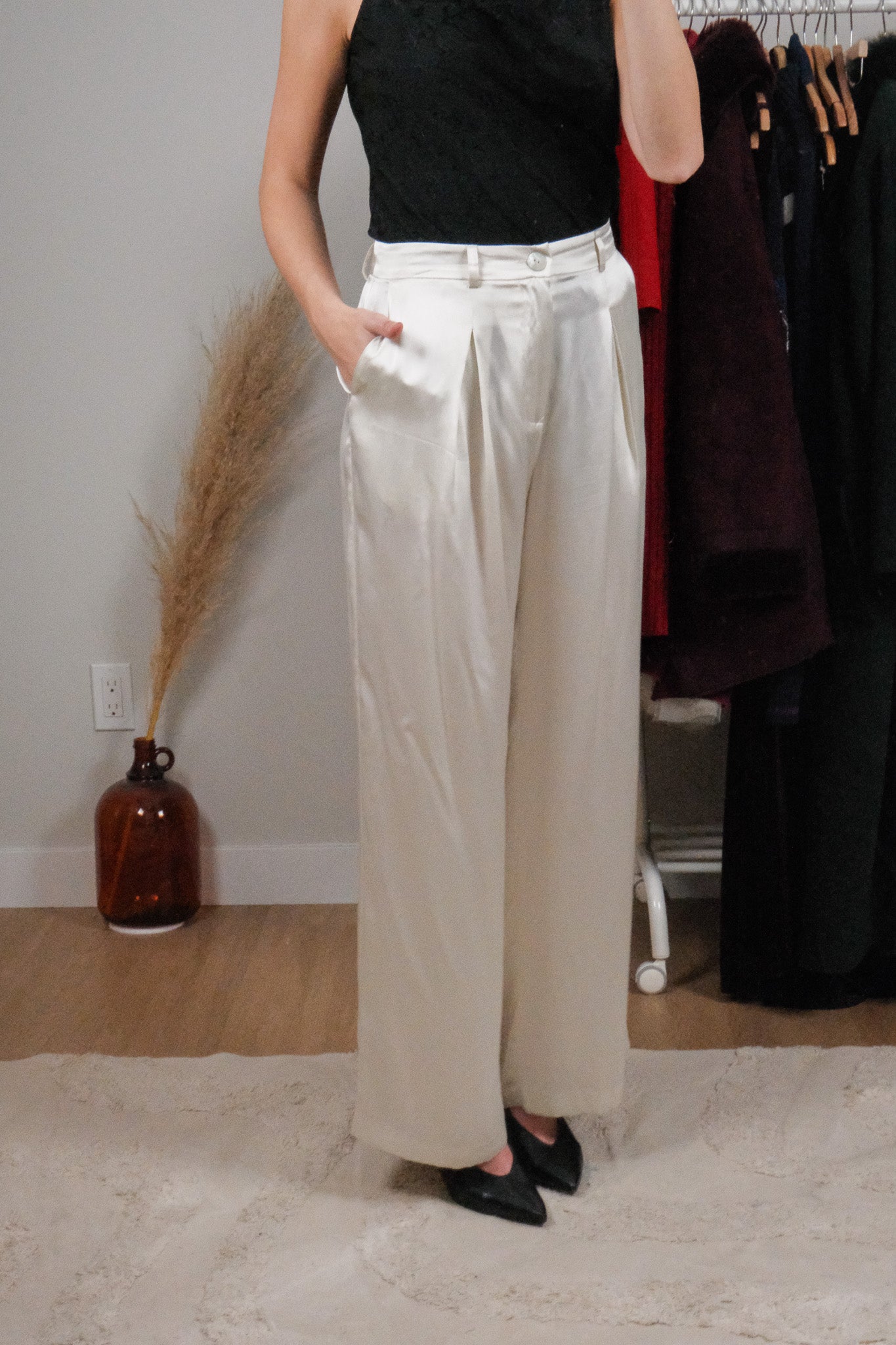 Modern x 100% Silk Flowy Pants (10)
