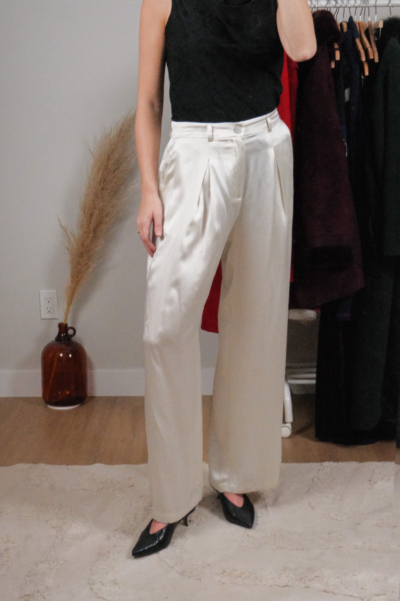 Modern x 100% Silk Flowy Pants (10)