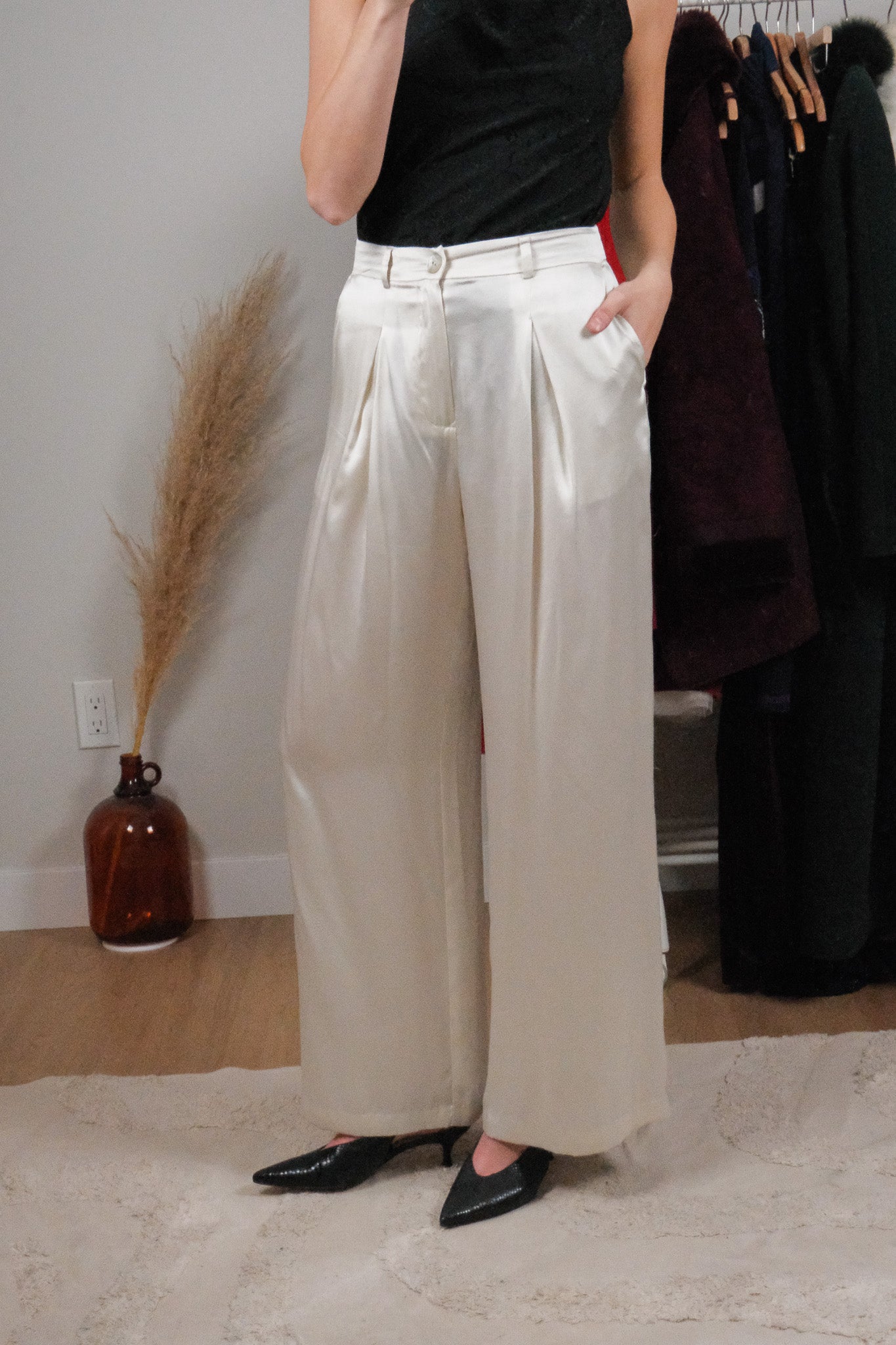 Modern x 100% Silk Flowy Pants (10)