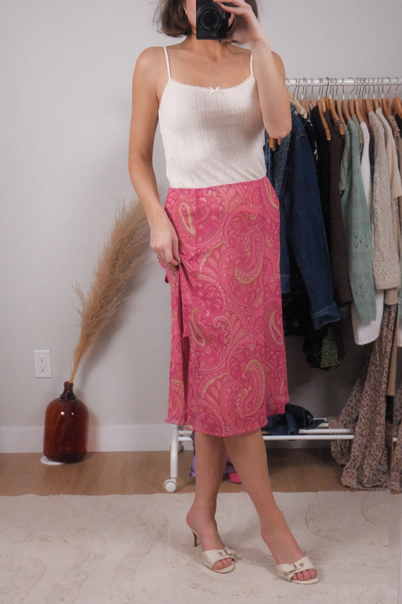 Made in Canada x Vintage x Patterned Midi Skirt (6)