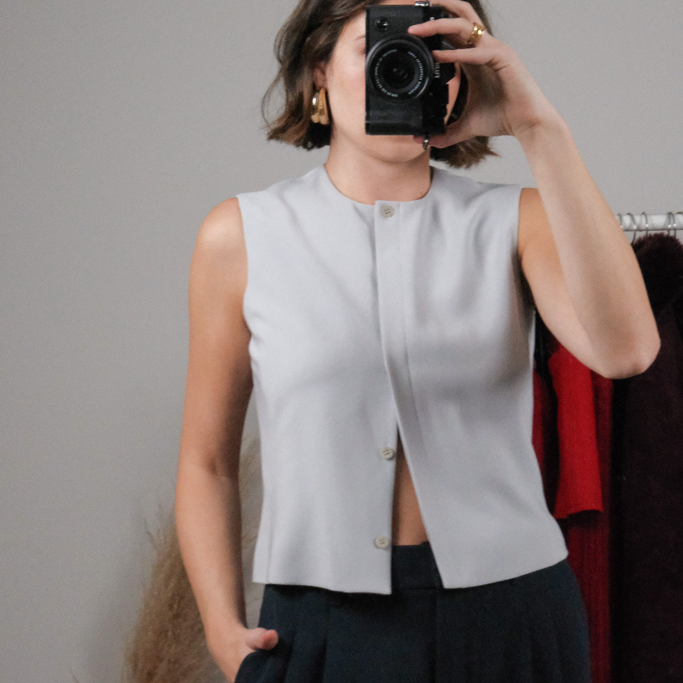 Vintage x Cropped Vest (S)