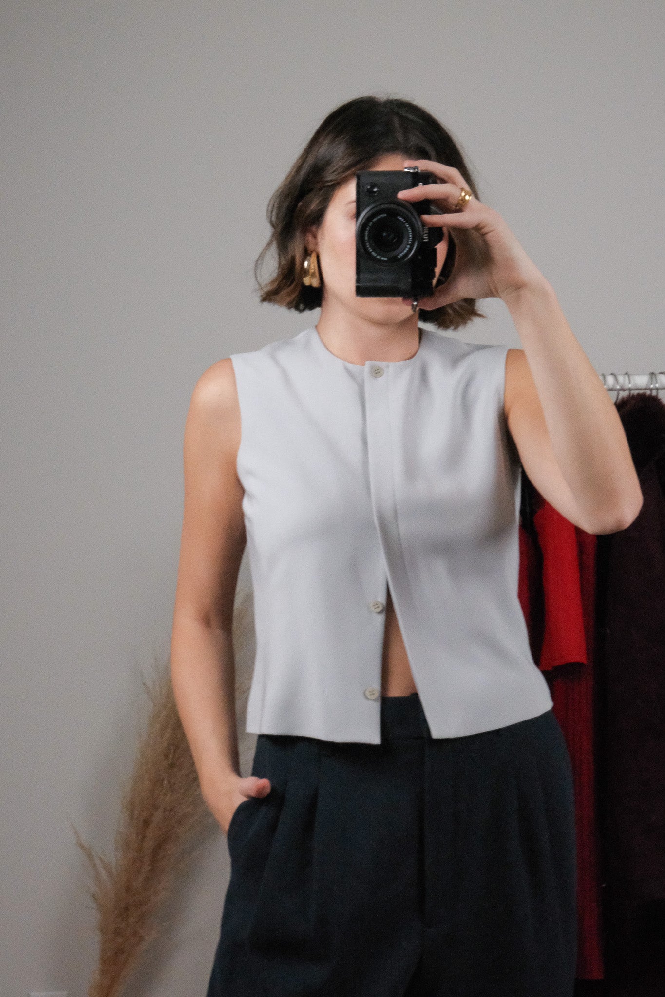 Vintage x Cropped Vest (S)