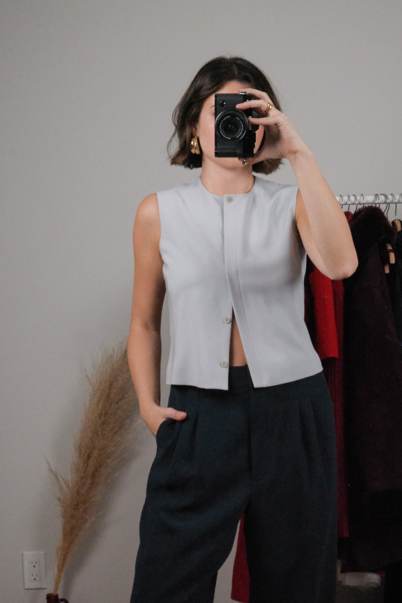 Vintage x Cropped Vest (S)