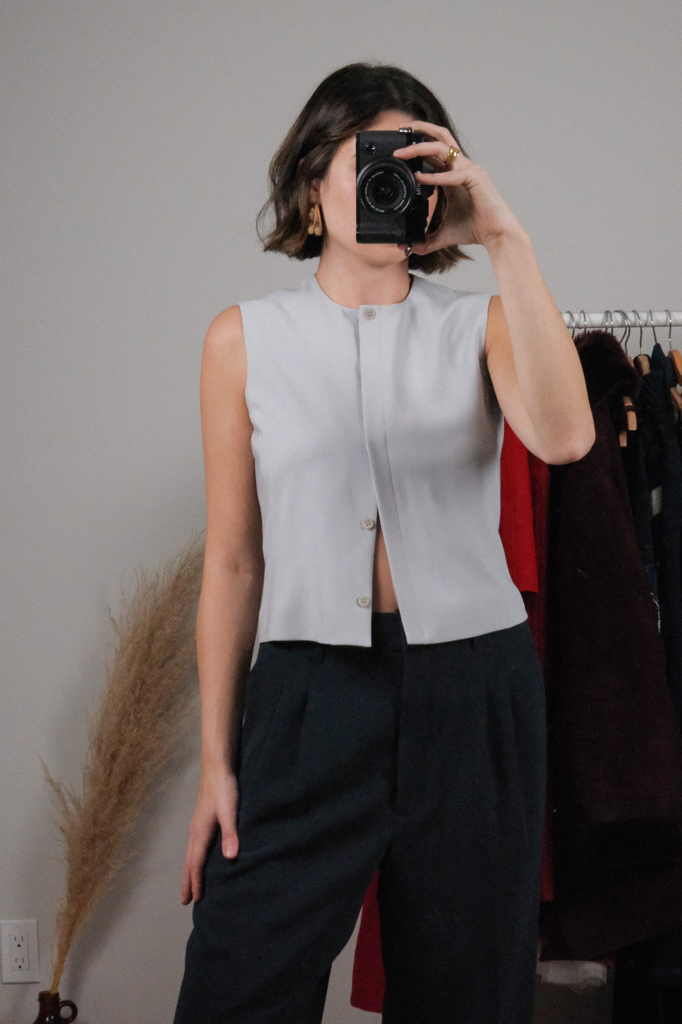 Vintage x Cropped Vest (S)