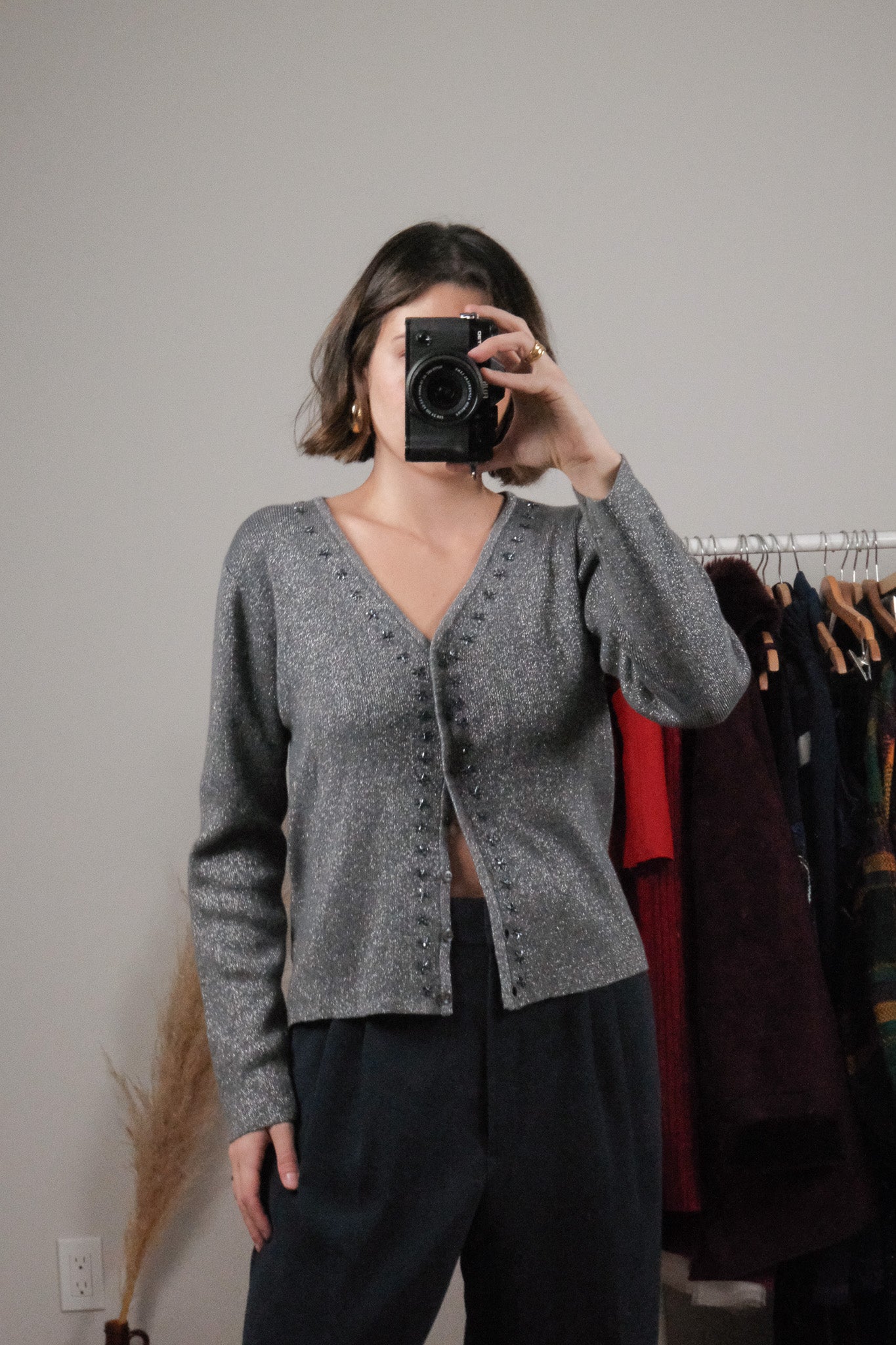 Vintage x Beaded Shimmer Cardigan (8)