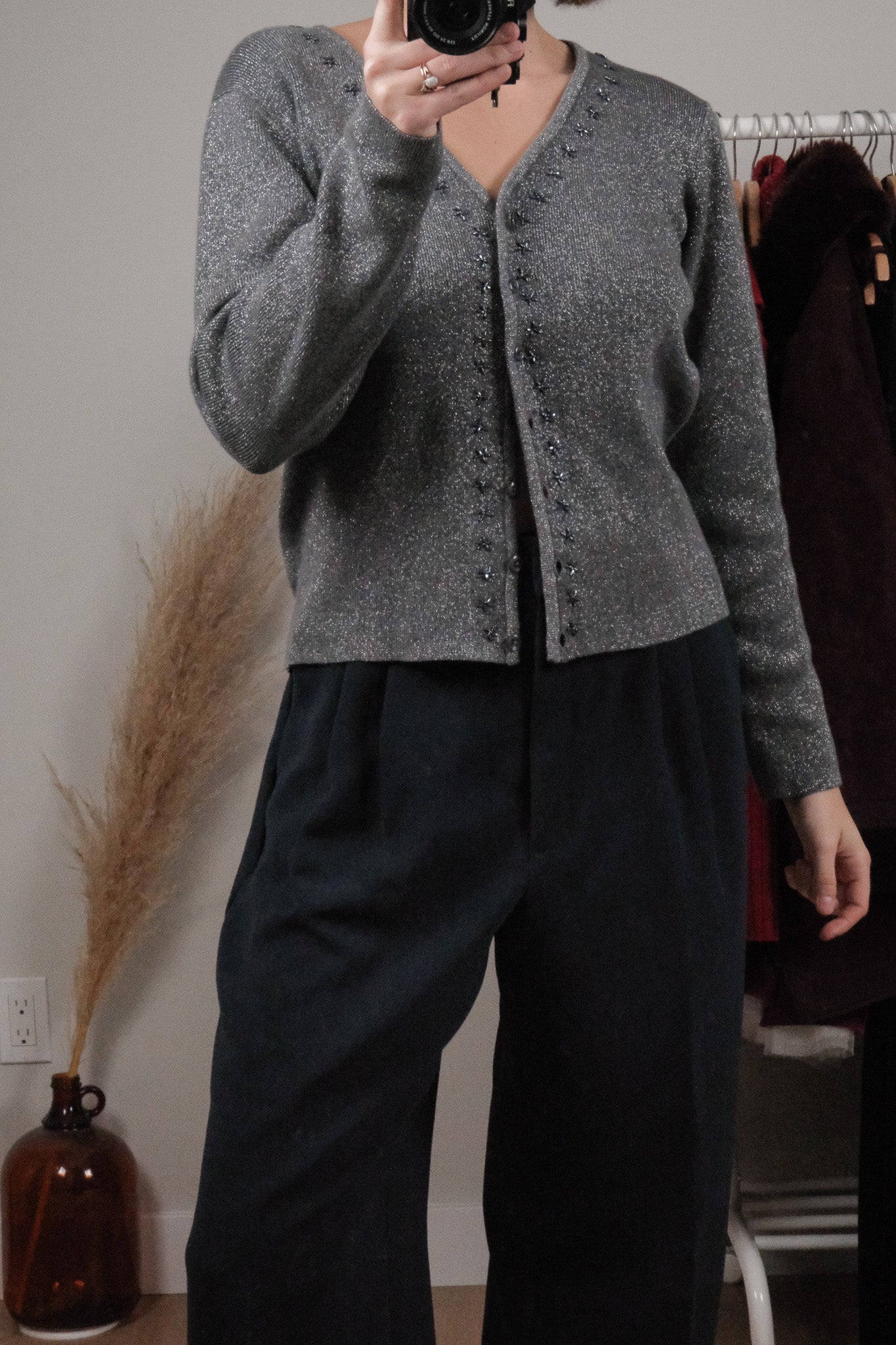 Vintage x Beaded Shimmer Cardigan (8)